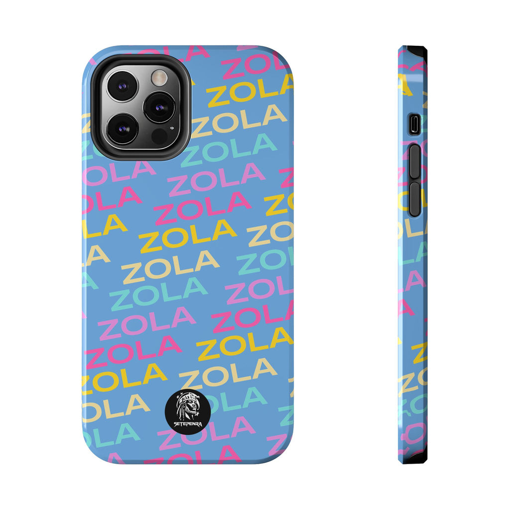 Zola Tough Phone Case (For iPhone, Galaxy & More) - Light Blue SETEPENRA Phone Case.