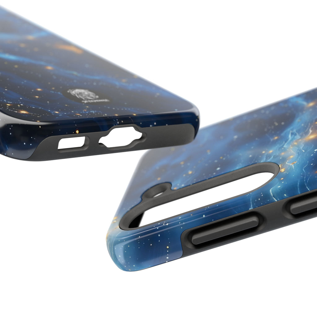 Blue Cosmos Tough Phone Case (For iPhone, Galaxy & More)