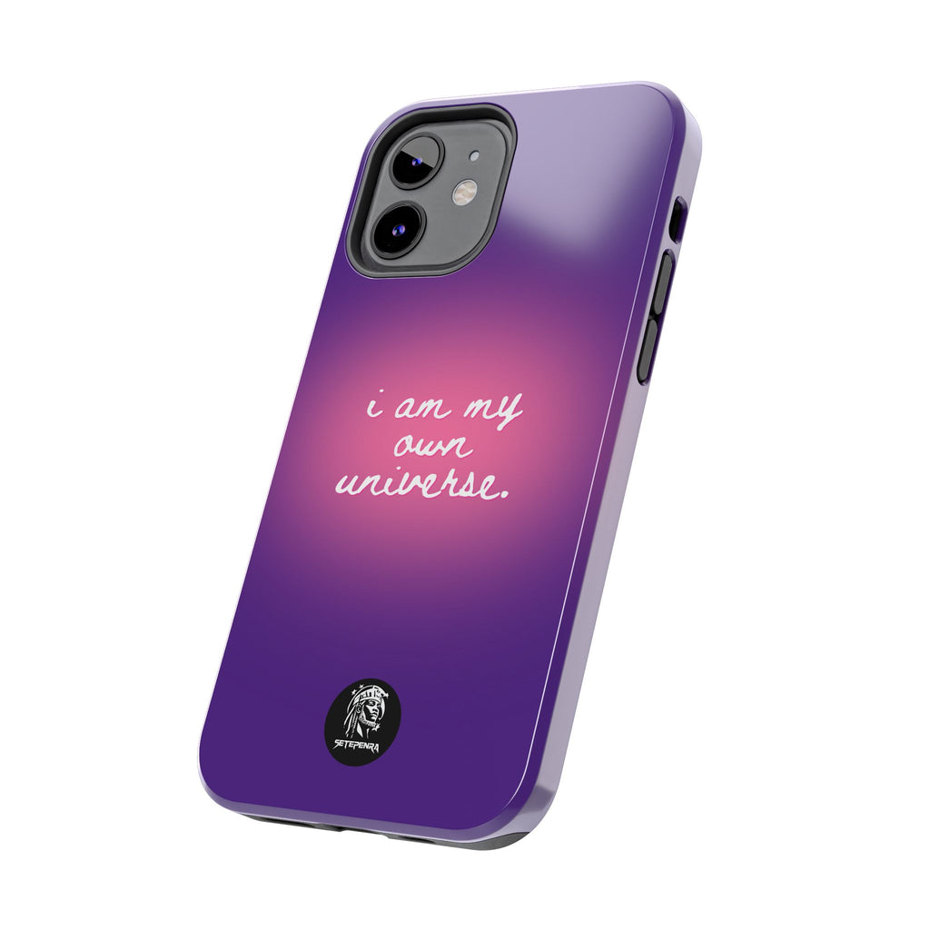 I Am My Own Universe Tough Phone Case (For iPhone, Galaxy & More) - Purple