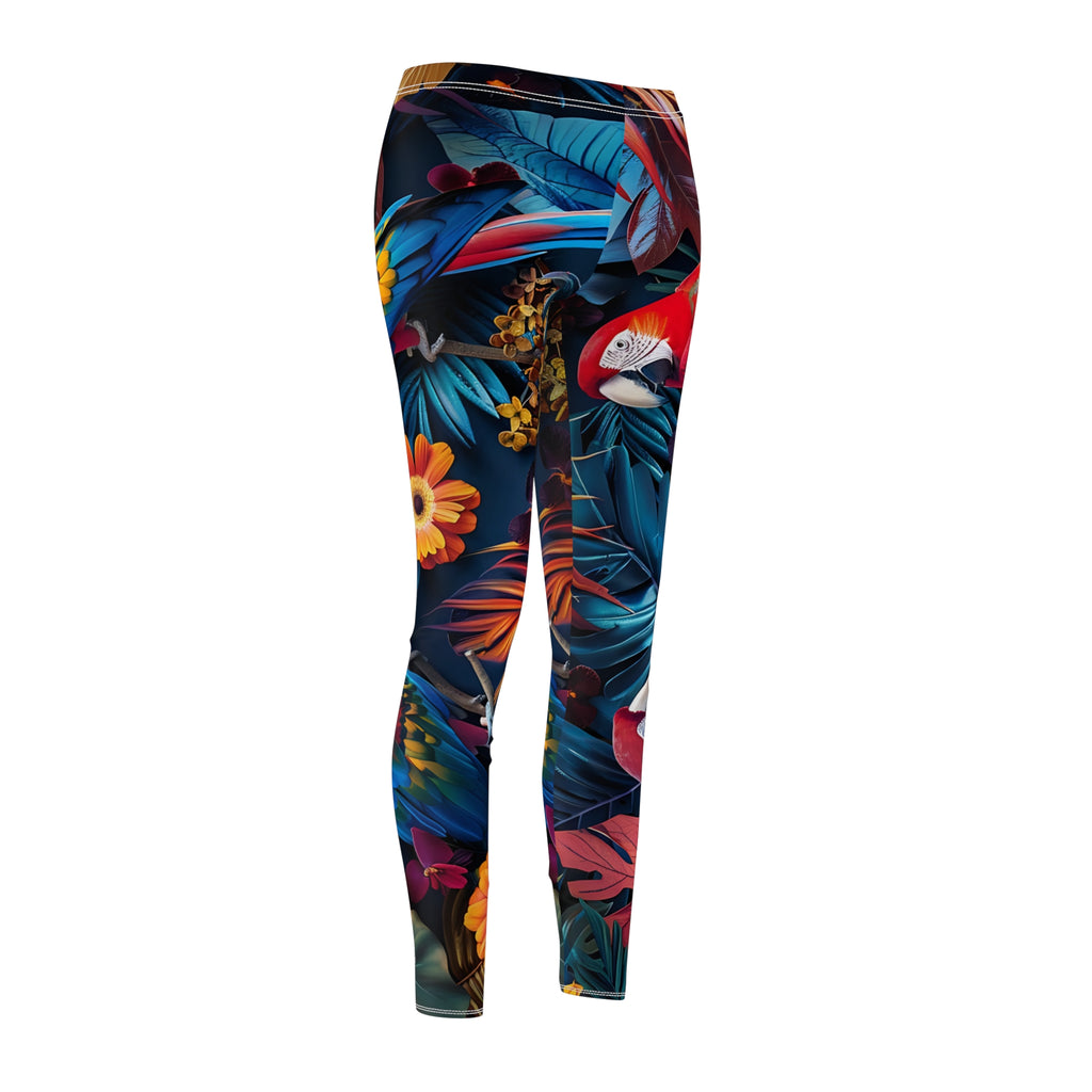 Tropican Retreat (Scene 3) Women's Cut & Sew Casual Leggings SETEPENRA All Over Prints.