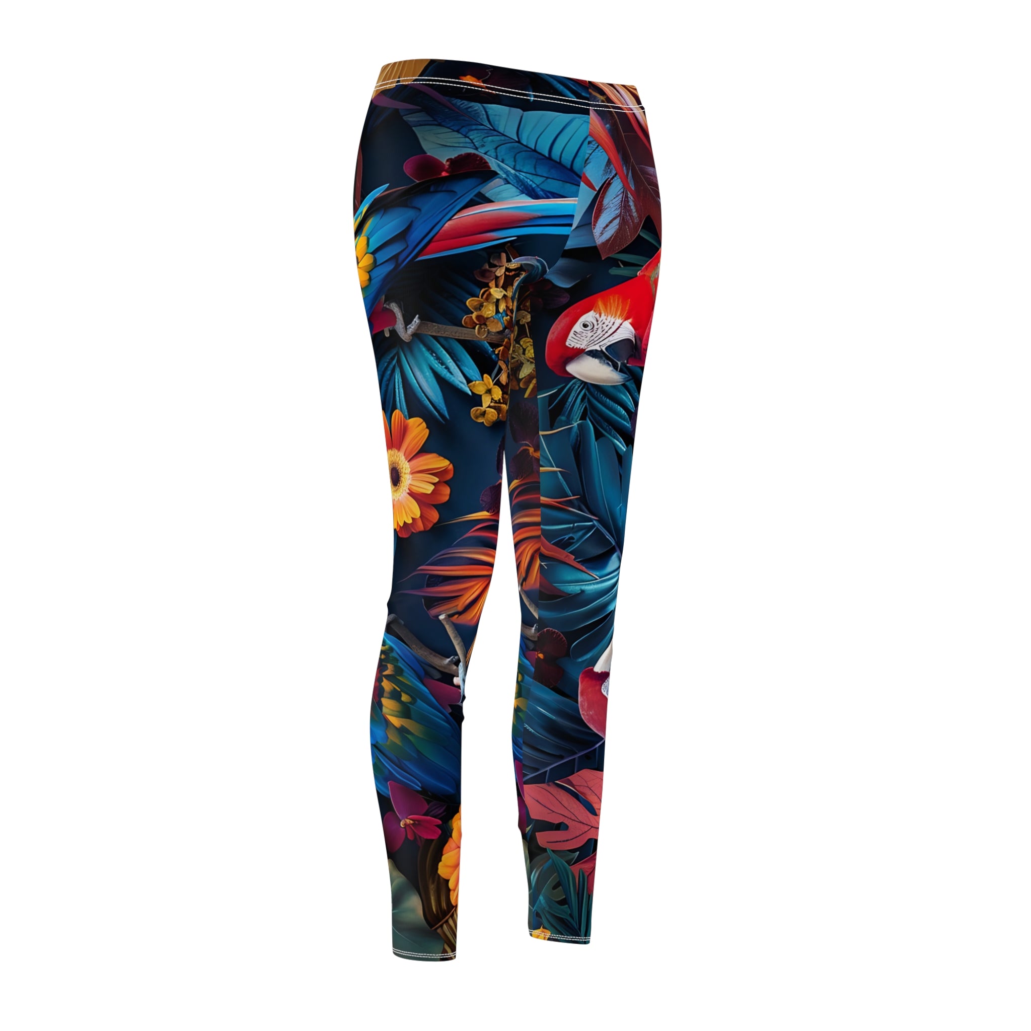 Tropican Retreat (Scene 3) Women's Cut & Sew Casual Leggings SETEPENRA All Over Prints.