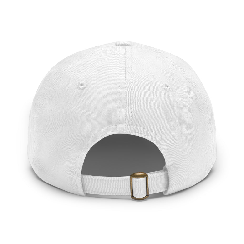 SETEPENRA Dad Hat with Leather Patch (Round) SETEPENRA Hats.