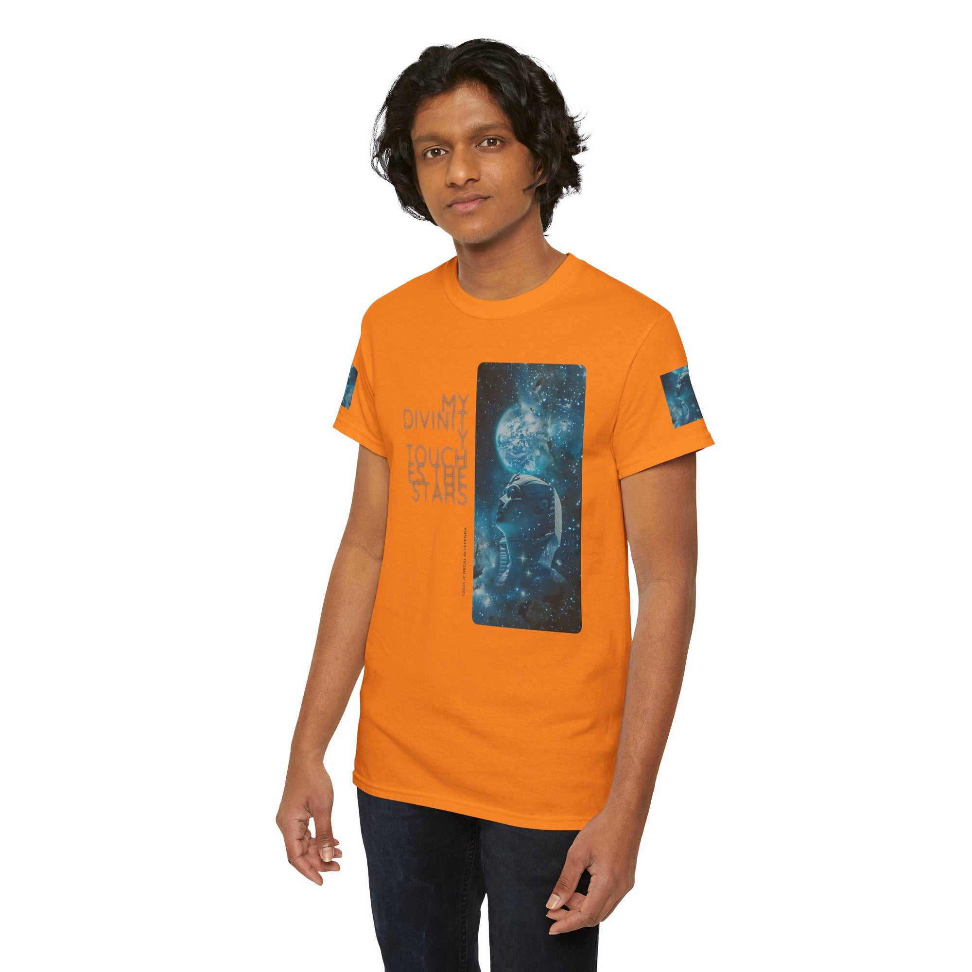 My Divinity Touches The Stars Unisex Heavy Cotton Tee