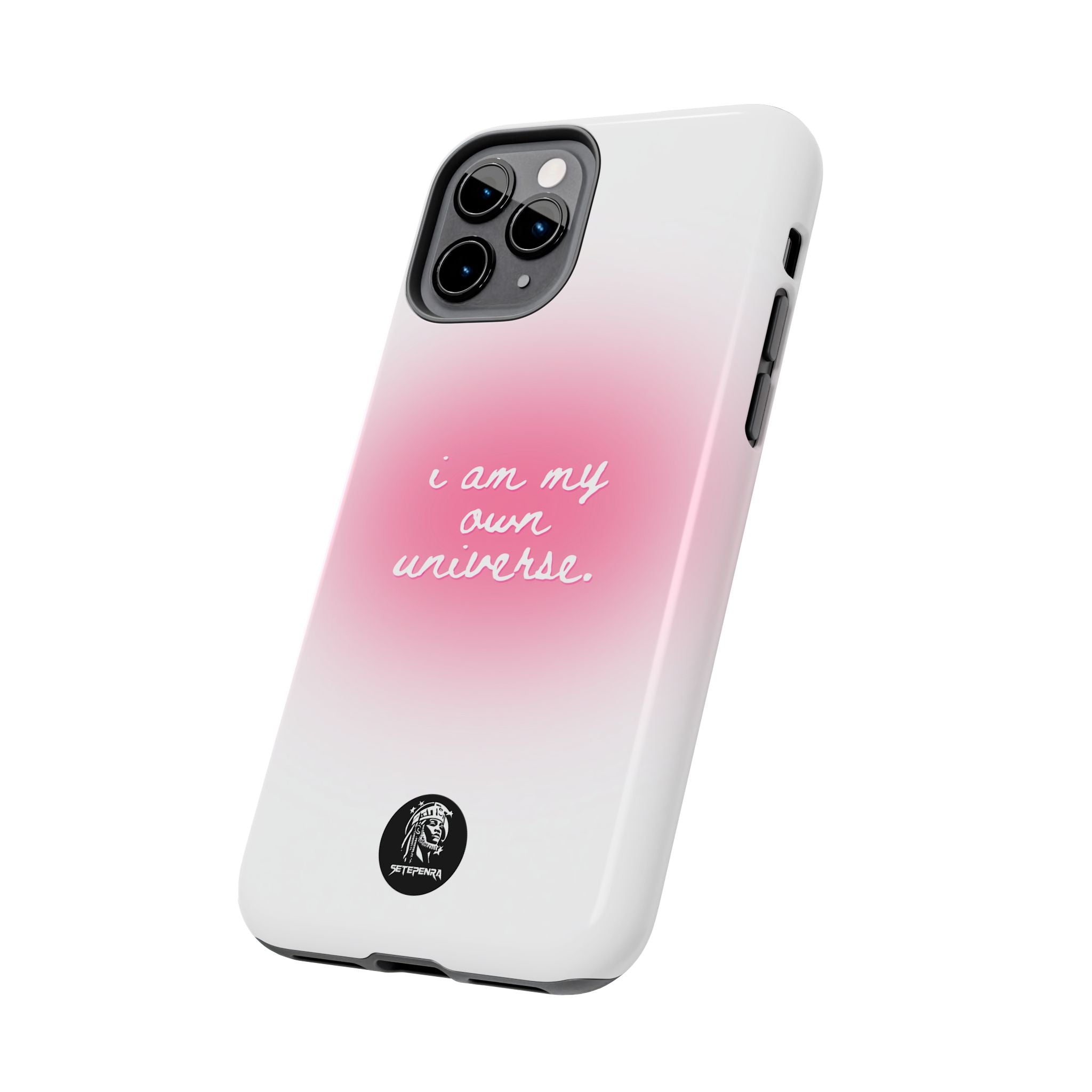 I Am My Own Universe Tough Phone Case (For iPhone, Galaxy & More) - White