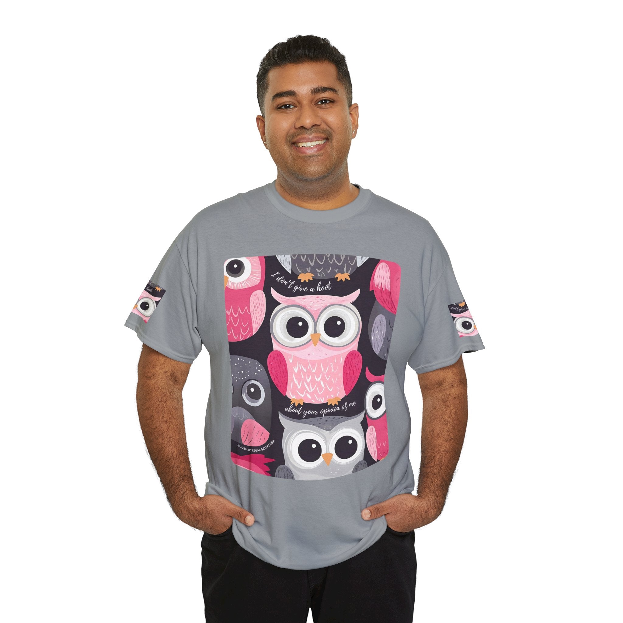Don't Give A Hoot Unisex Heavy Cotton Tee