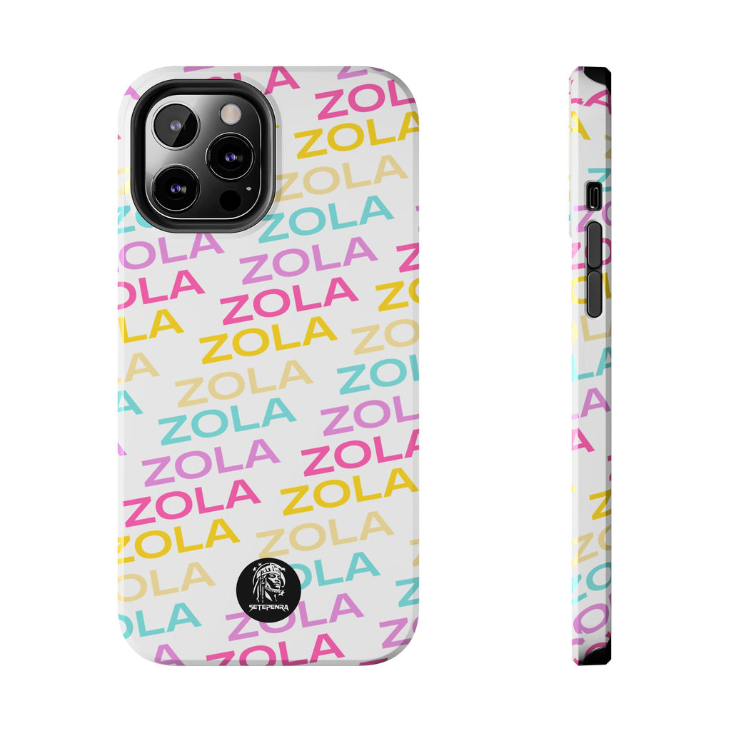 Zola Tough Phone Case (For iPhone, Galaxy & More) - White SETEPENRA Phone Case.