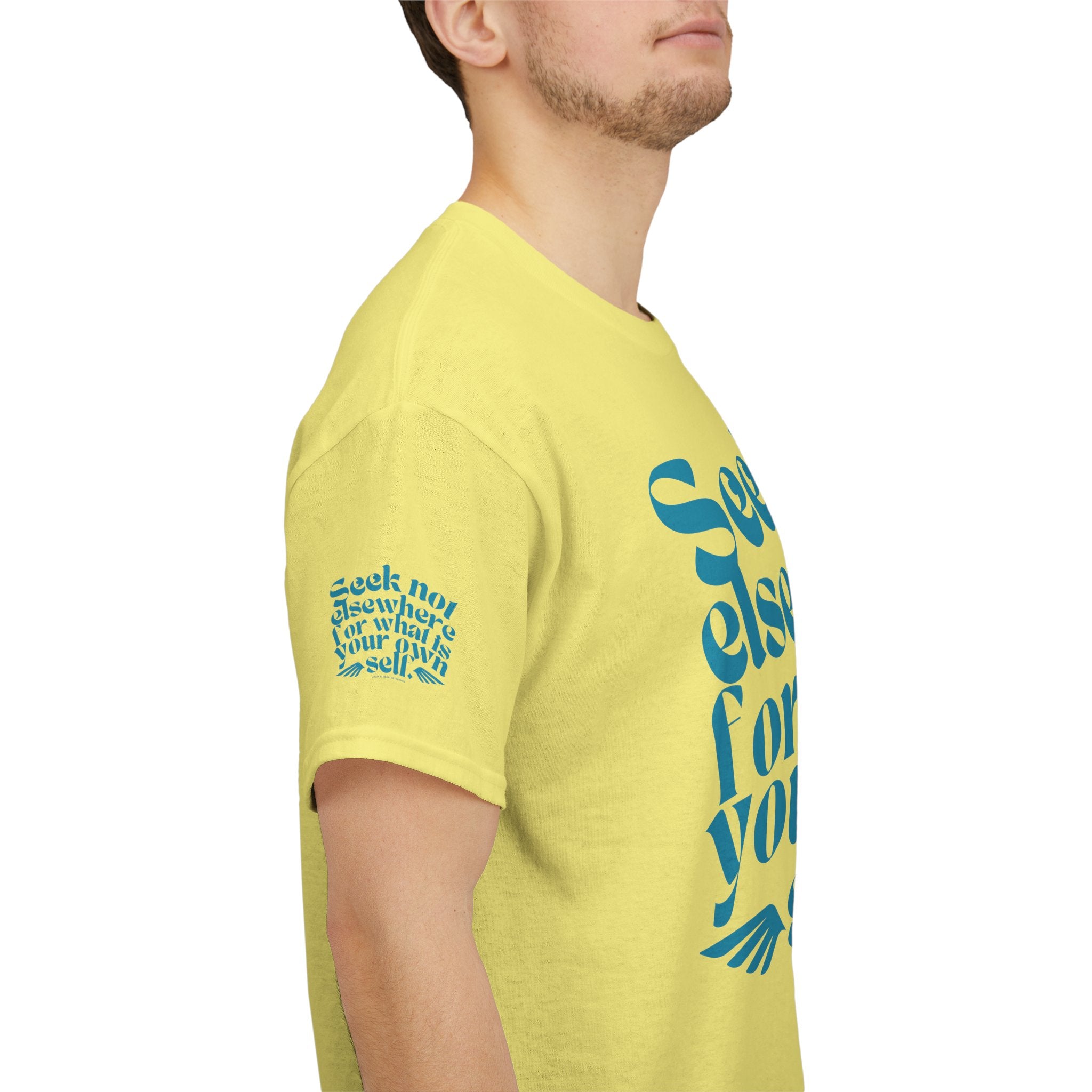 Seek Not Elsewhere (Aqua Edition) Unisex Heavy Cotton Tee