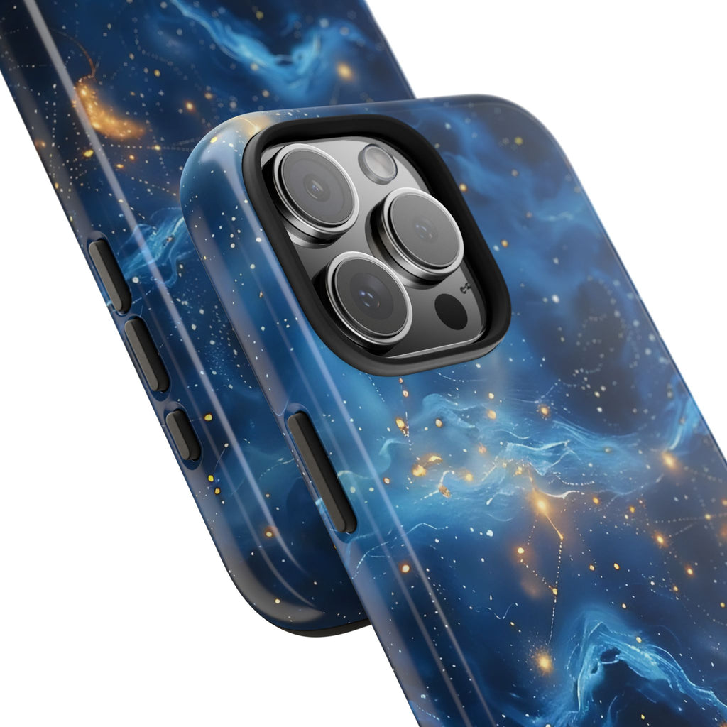 Blue Cosmos Tough Phone Case (For iPhone, Galaxy & More)