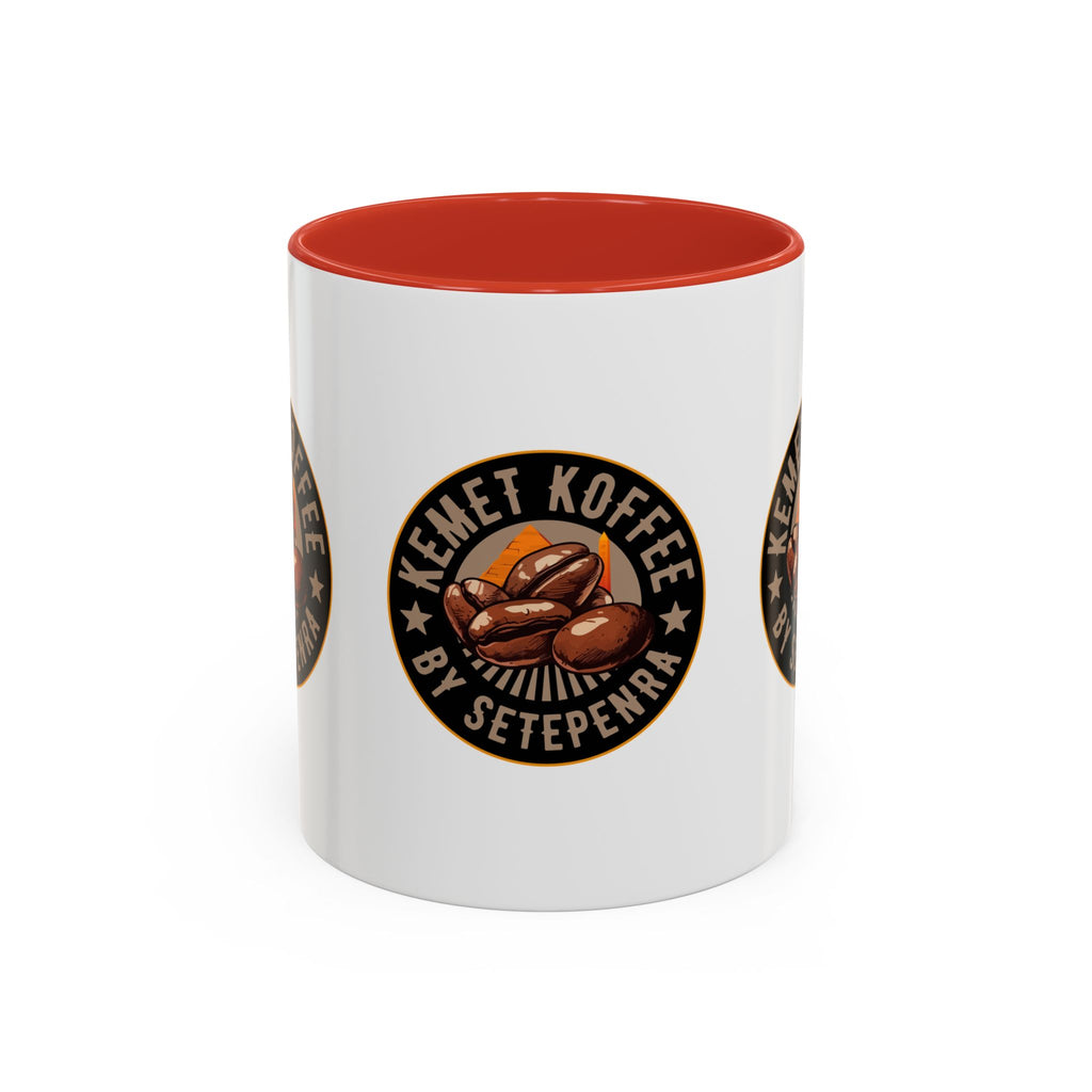 Kemet Koffee By Setepenra Accent Coffee Mug, 11oz, 15oz (Various Colors)