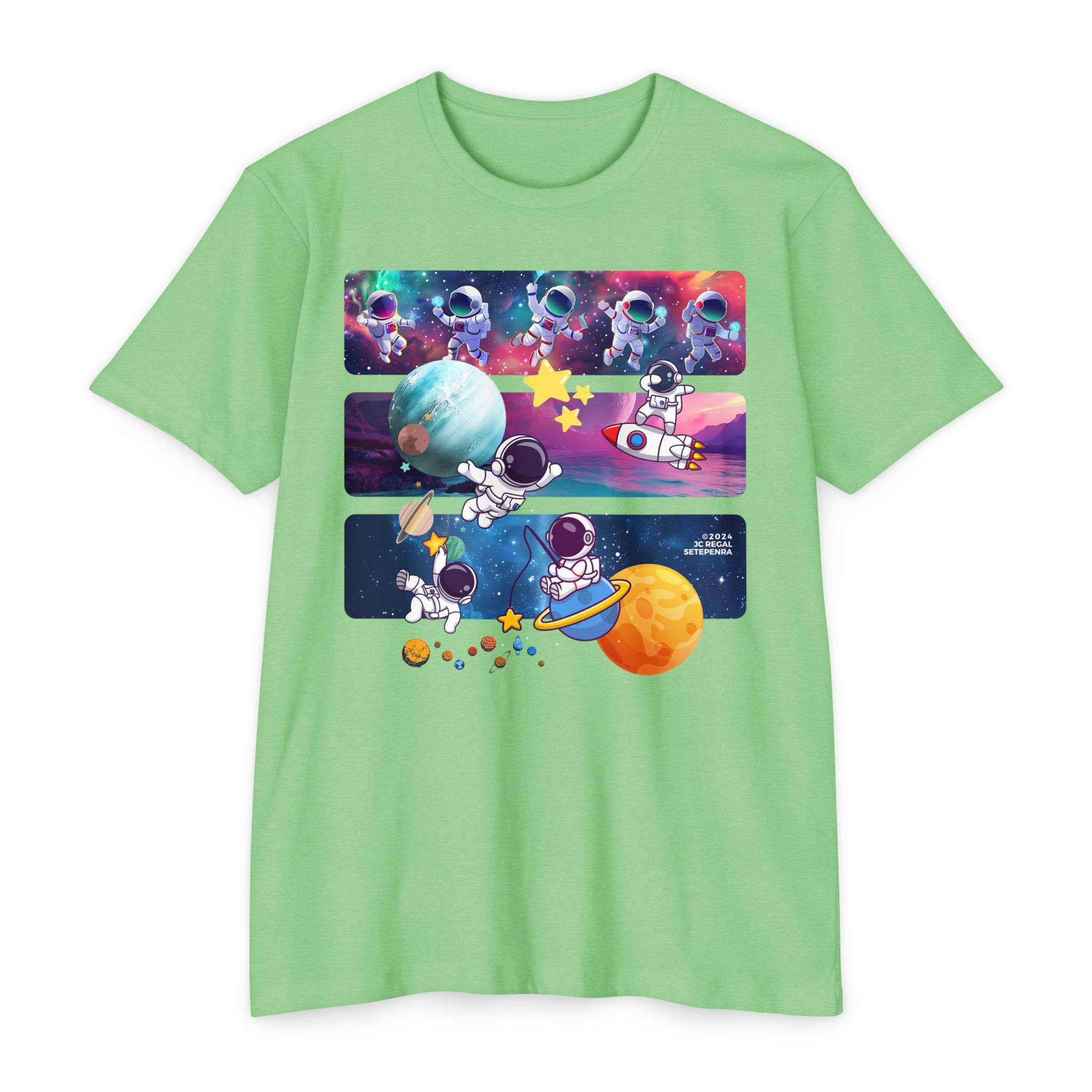 Astro Cosmo (V2.0) Unisex CVC Jersey T-shirt SETEPENRA T-Shirt.