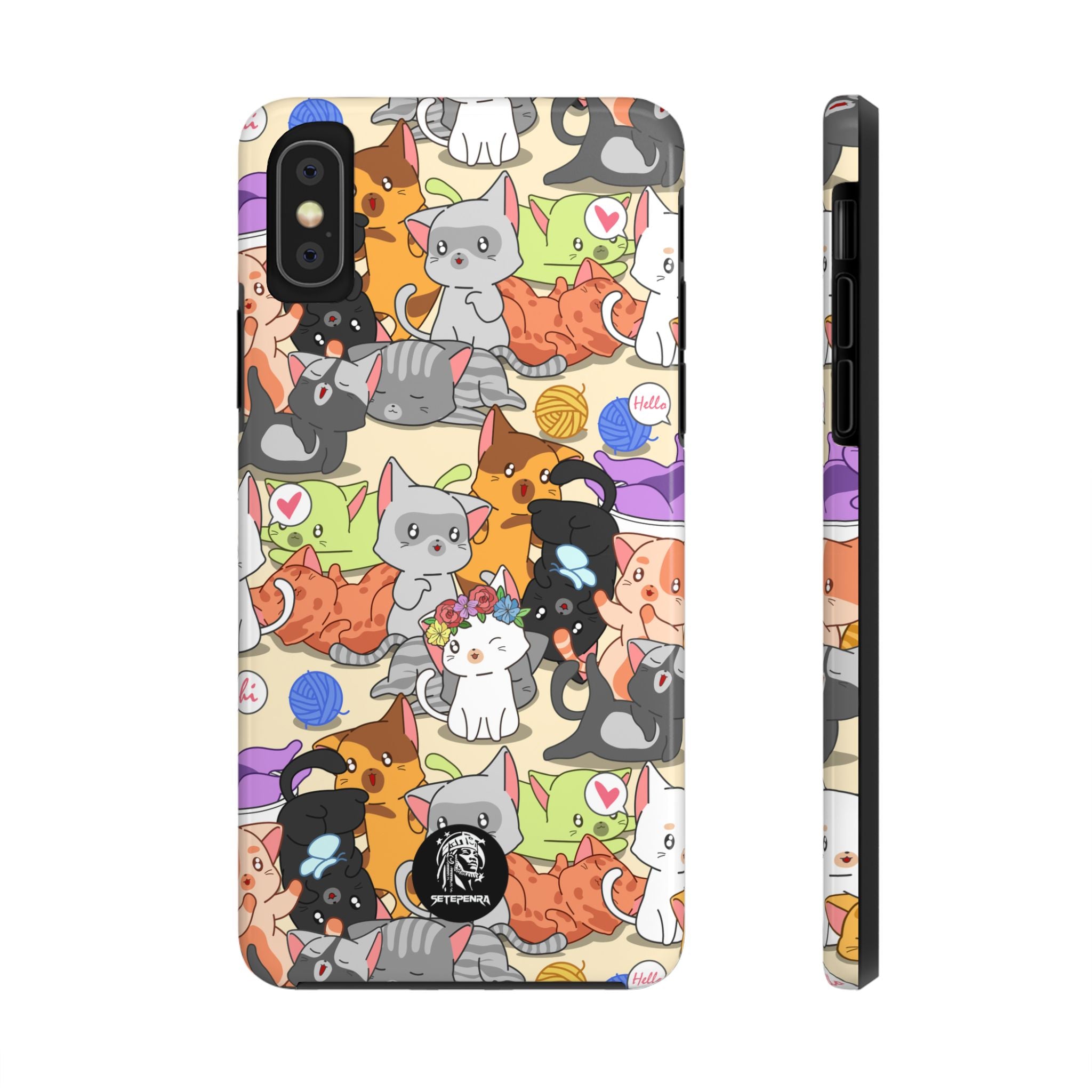 Cats A Lot Tough Phone Case (For iPhone, Galaxy & More) SETEPENRA Phone Case.