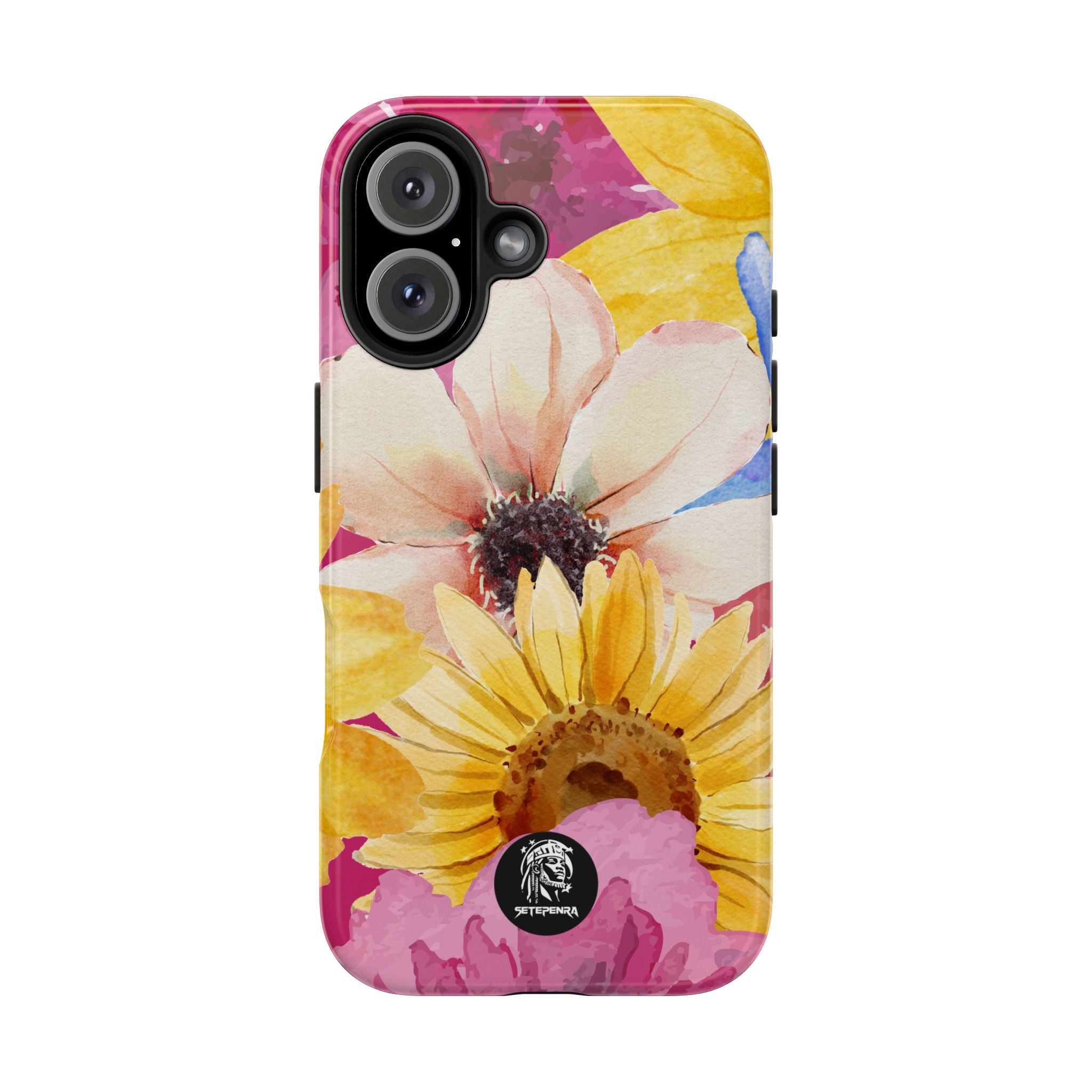 Watercolor Flowers Tough Phone Case (For iPhone, Galaxy & More)