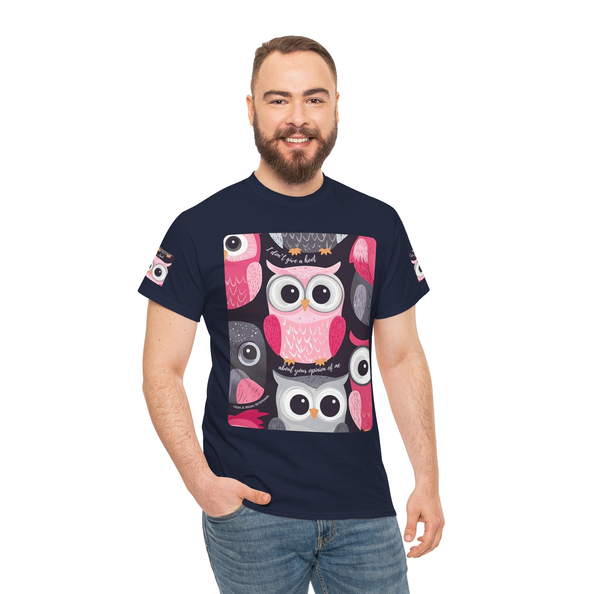 Don't Give A Hoot Unisex Heavy Cotton Tee