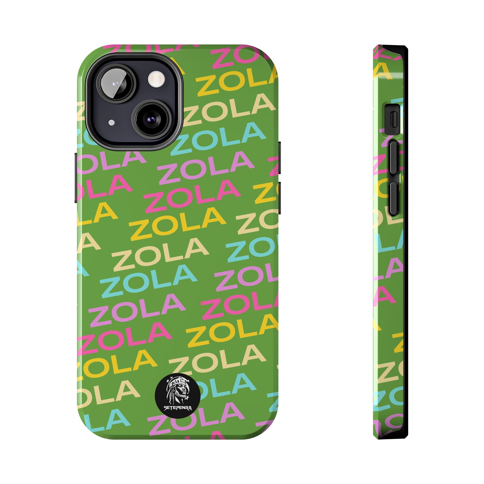 Zola Tough Phone Case (For iPhone, Galaxy & More) - Green SETEPENRA Phone Case.