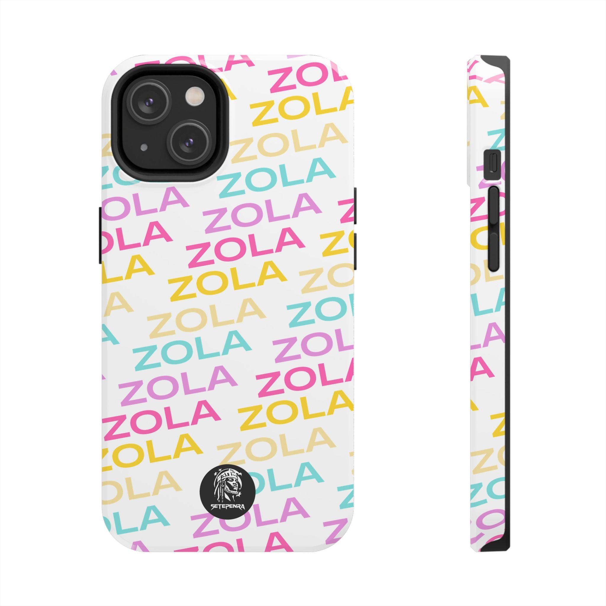 Zola Tough Phone Case (For iPhone, Galaxy & More) - White SETEPENRA Phone Case.