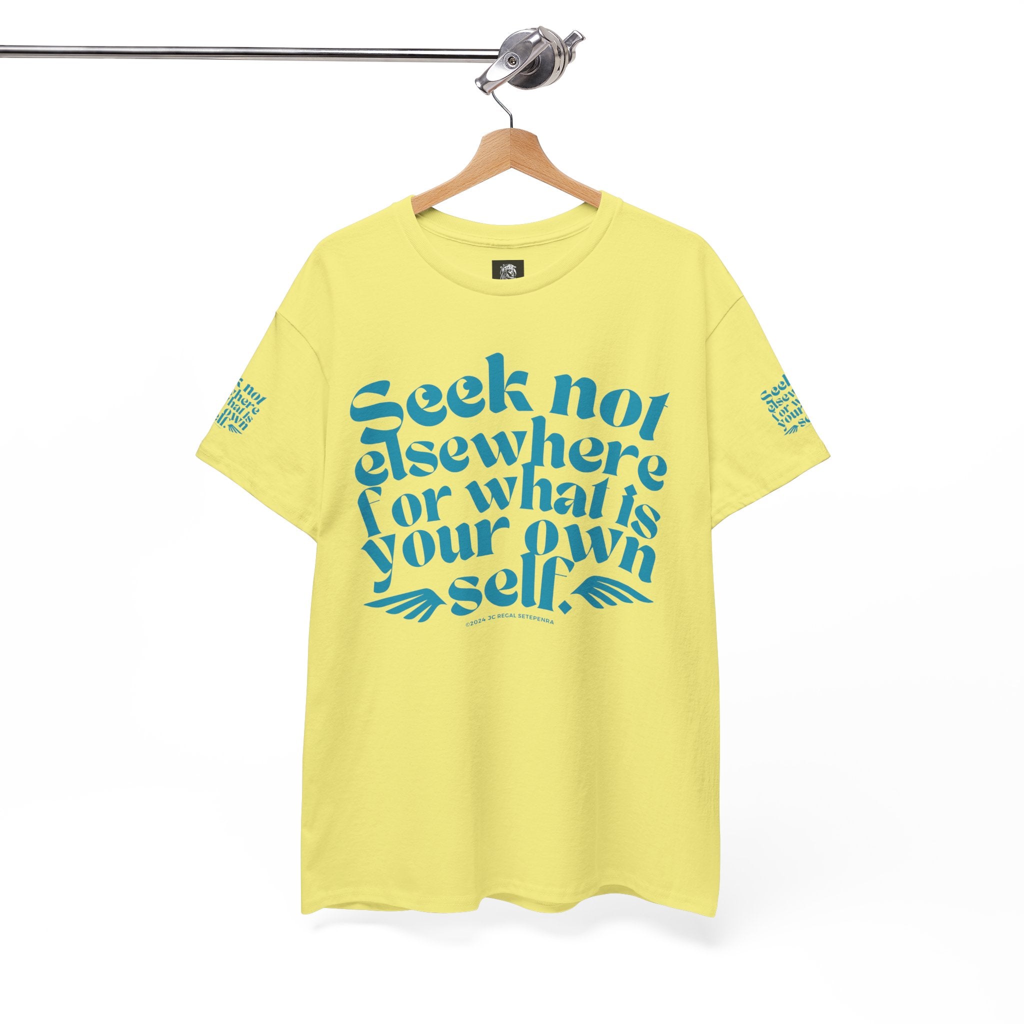 Seek Not Elsewhere (Aqua Edition) Unisex Heavy Cotton Tee