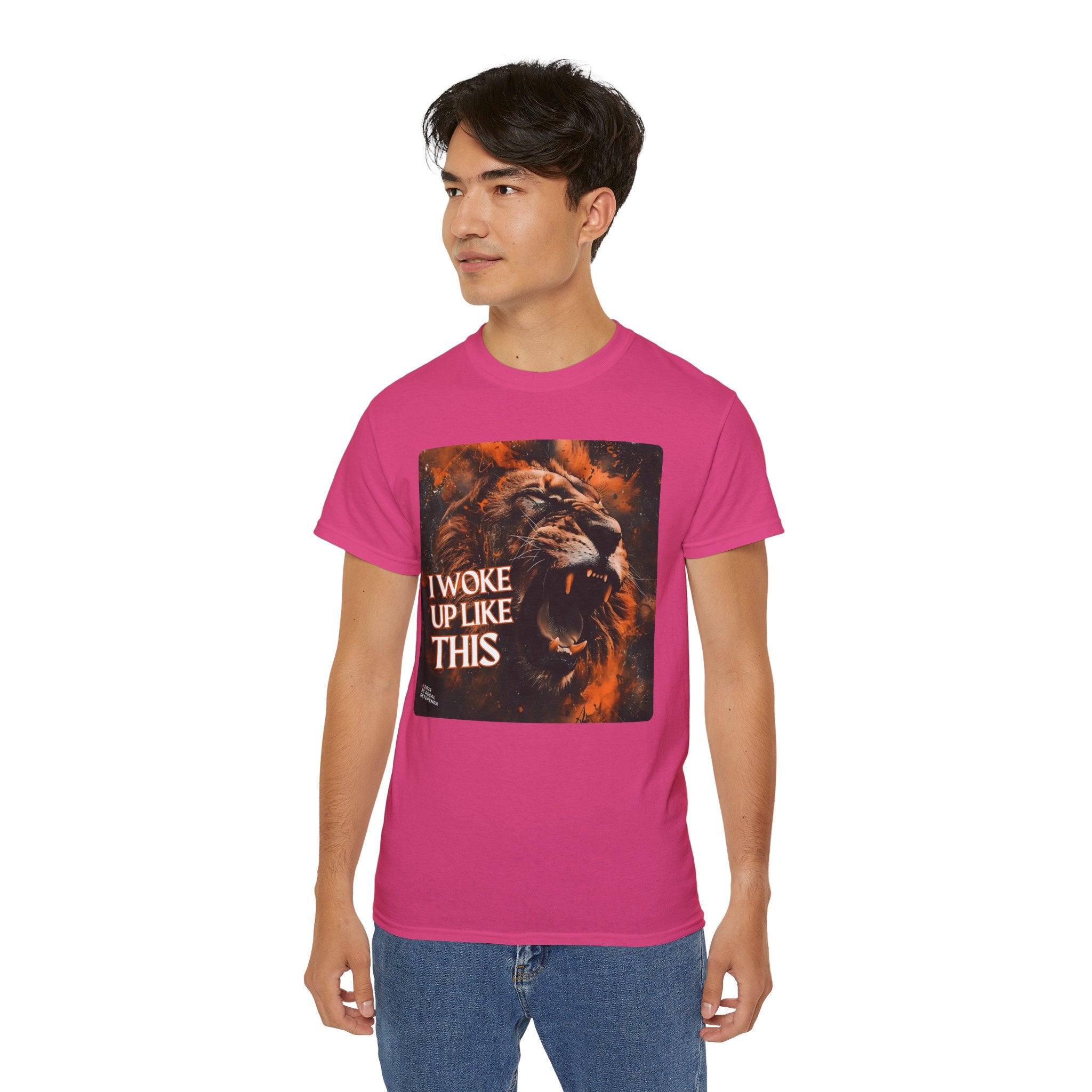I Woke Up Like This (Roaring Edition 1) Unisex Ultra Cotton Tee