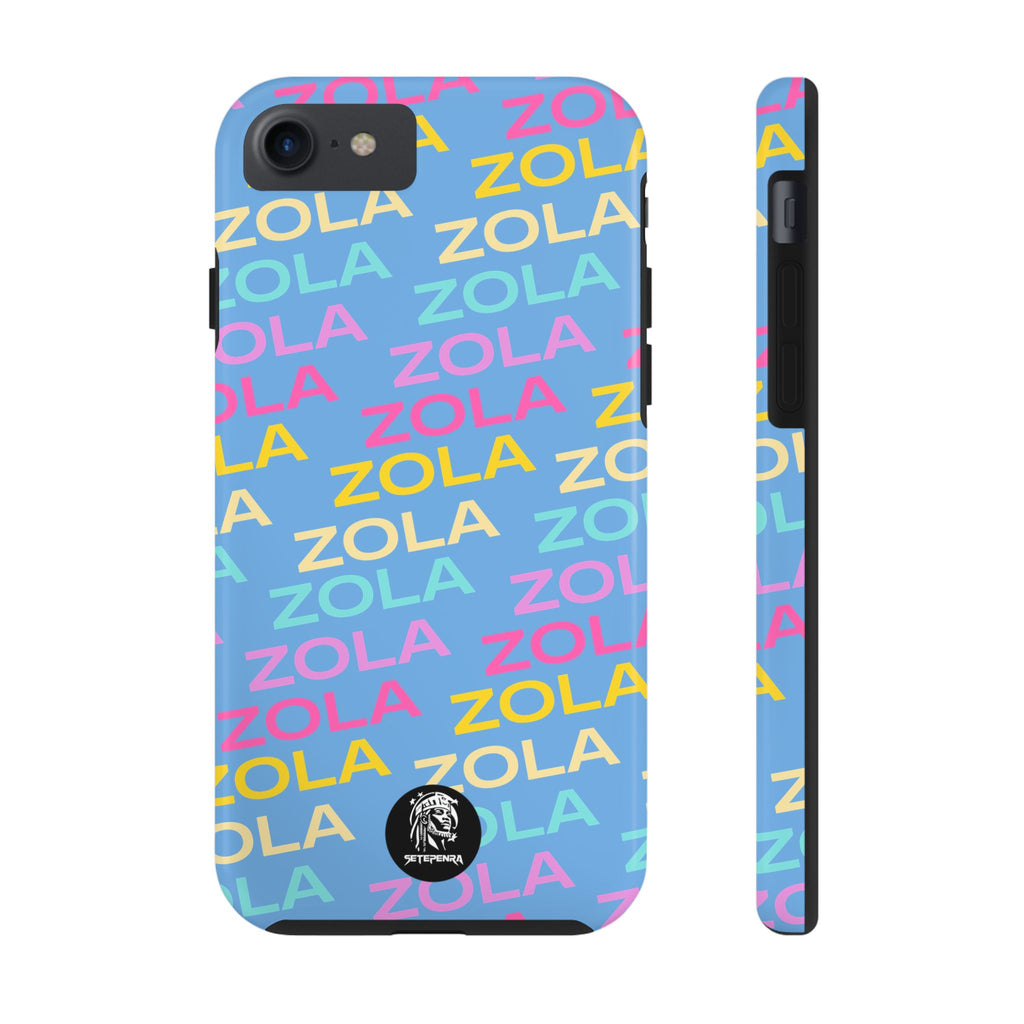 Zola Tough Phone Case (For iPhone, Galaxy & More) - Light Blue SETEPENRA Phone Case.