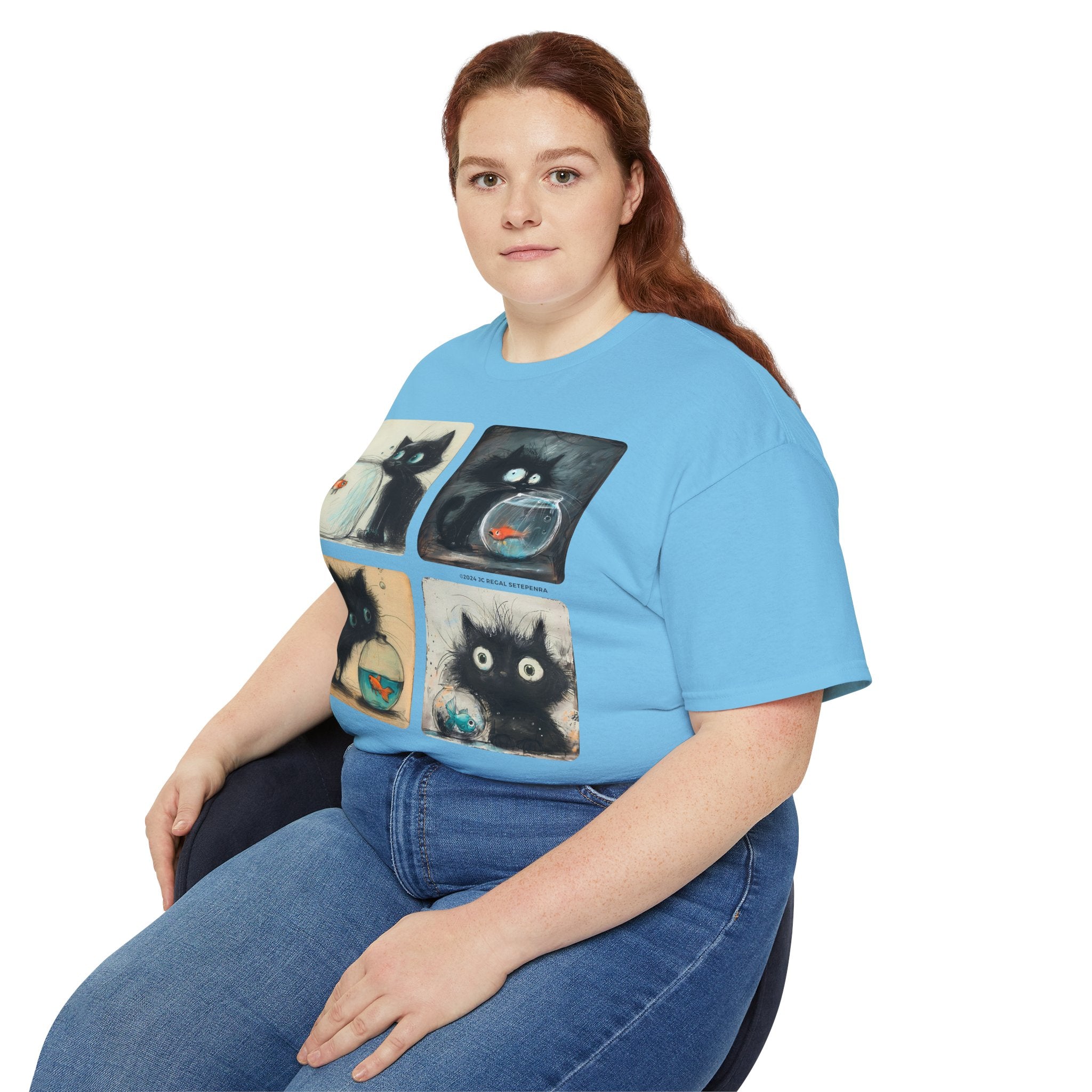 Fishy Kitty Unisex Ultra Cotton Tee
