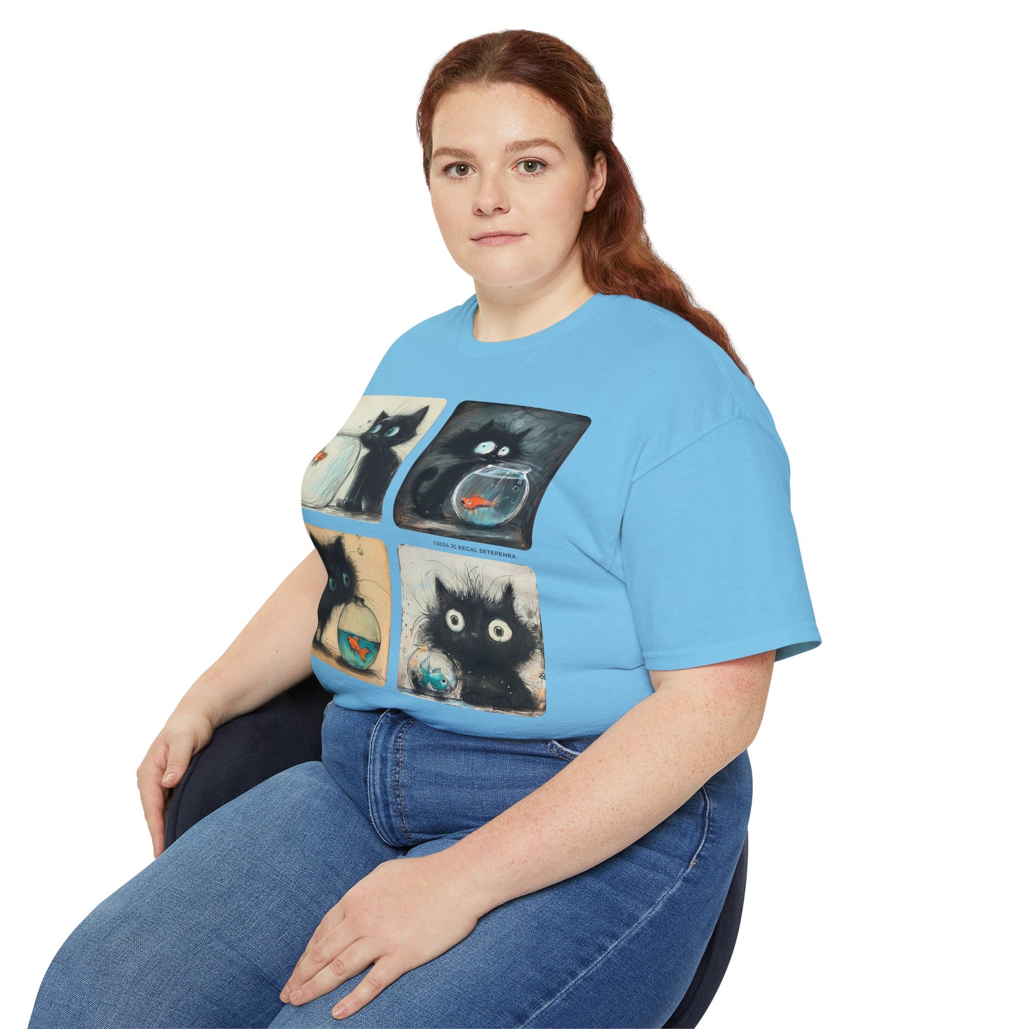 Fishy Kitty Unisex Ultra Cotton Tee