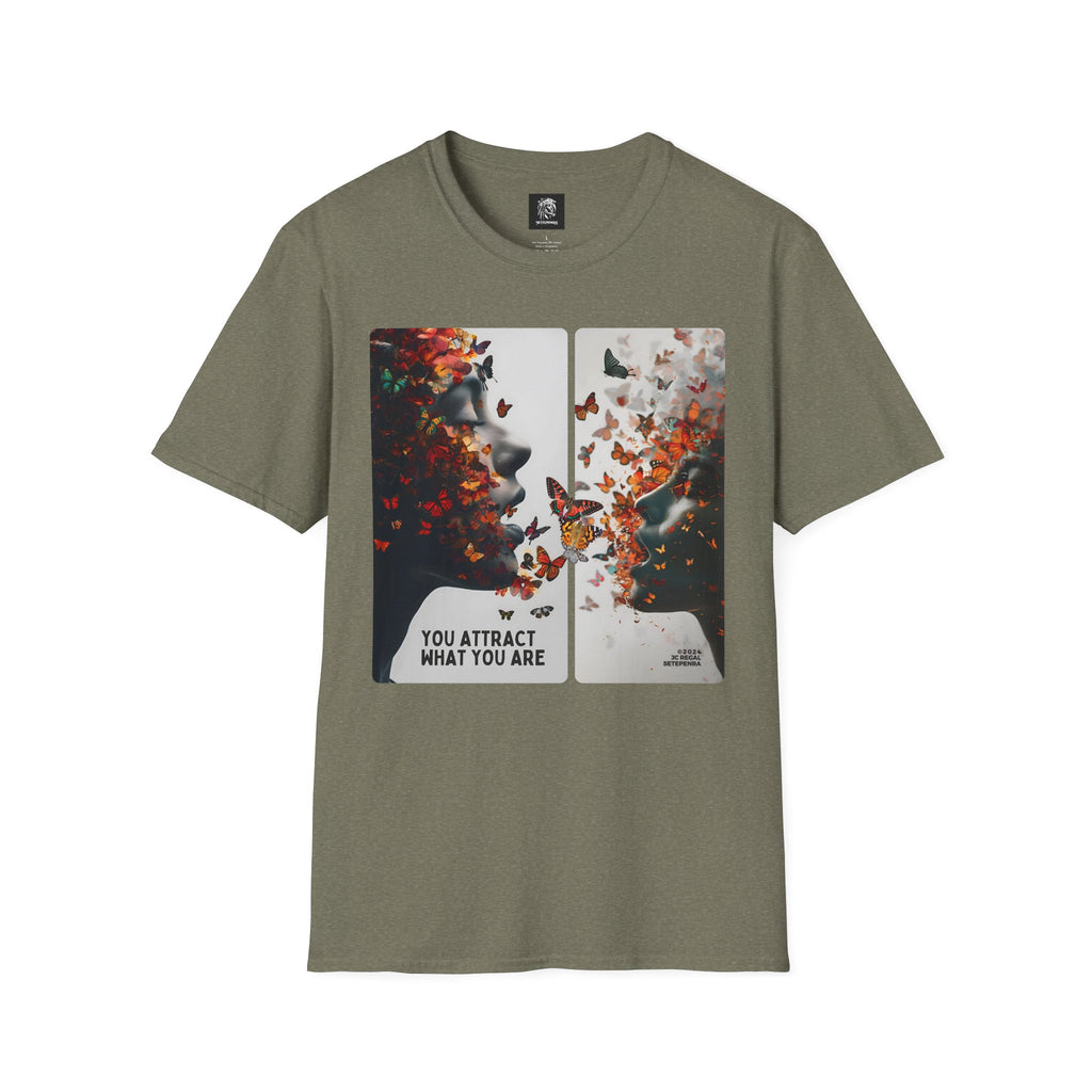 You Attract What You Are (1st Edition) Unisex Softstyle T-Shirt SETEPENRA T-Shirt.