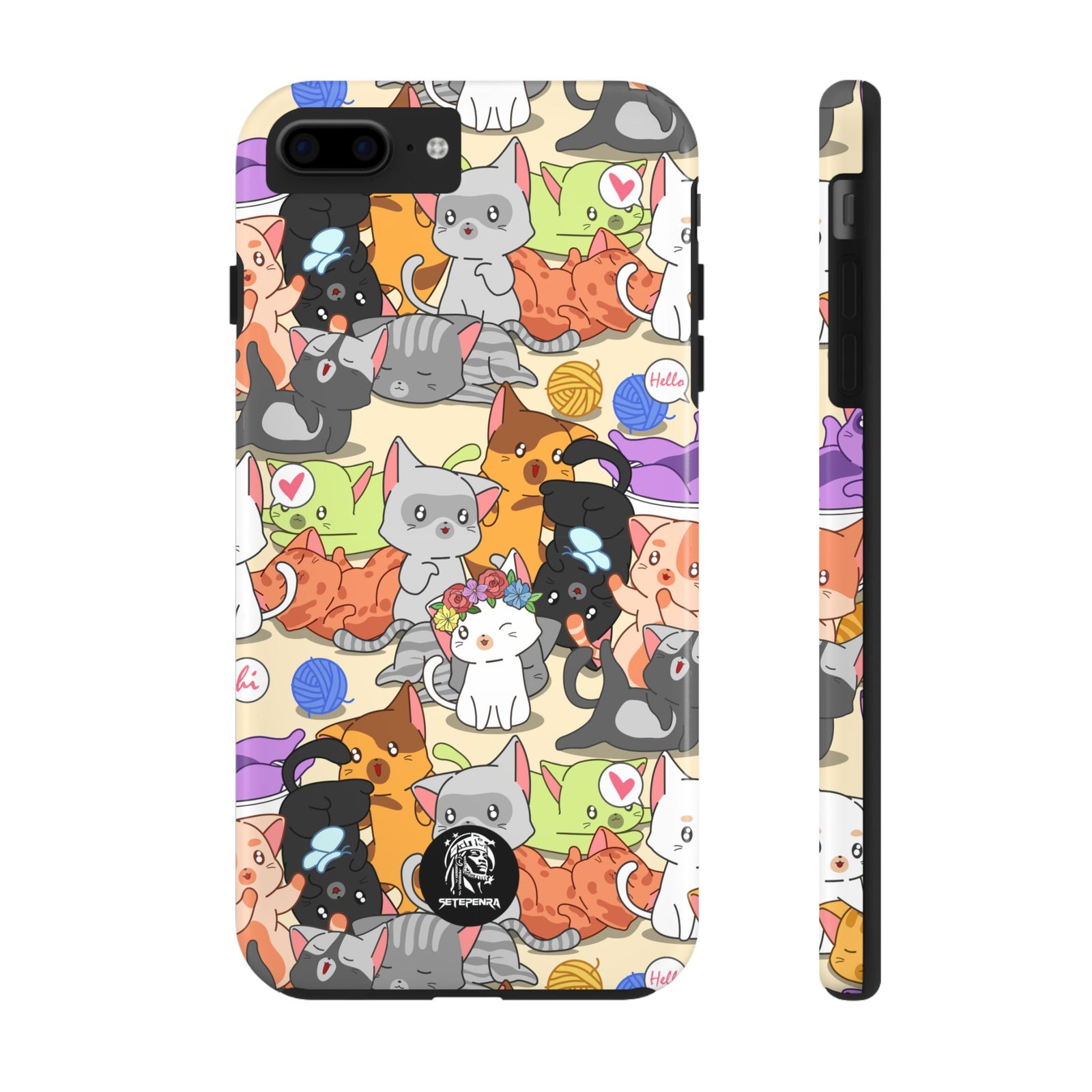 Cats A Lot Tough Phone Case (For iPhone, Galaxy & More) SETEPENRA Phone Case.