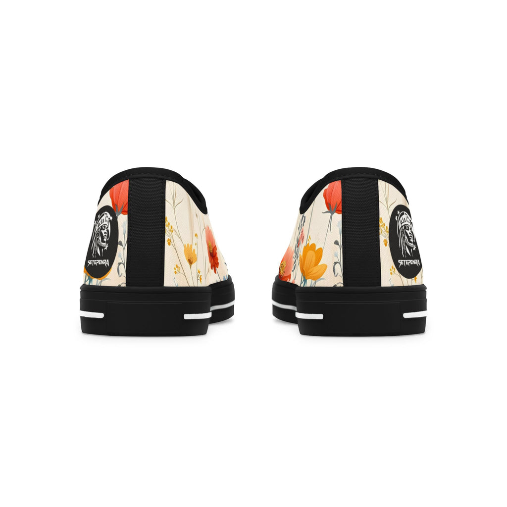 Flower Mist Women's Low Top Sneakers SETEPENRA Shoes.
