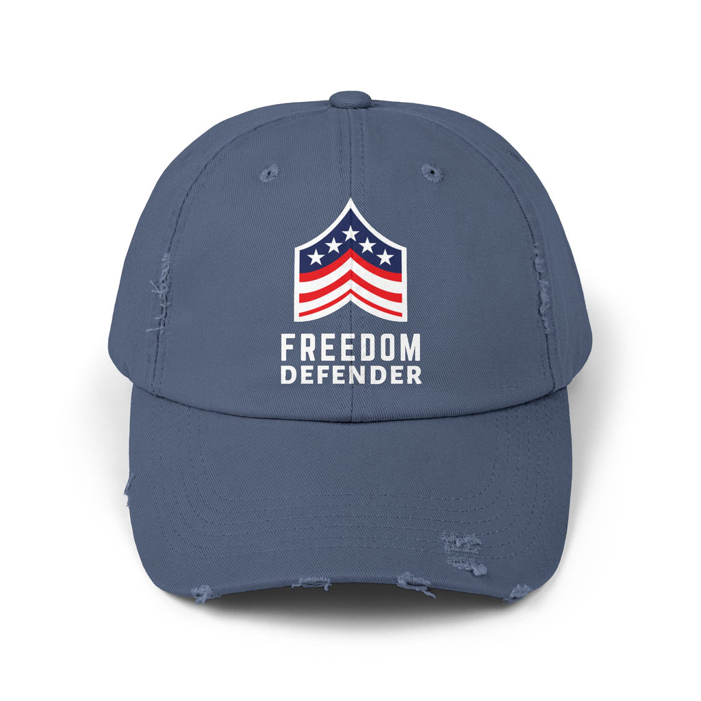 Freedom Defender Unisex Distressed Cap SETEPENRA Hats.