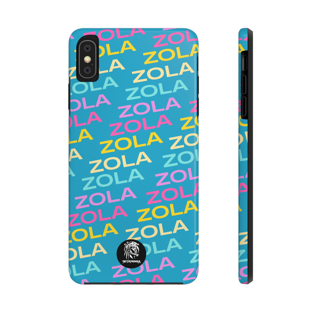 Zola Tough Phone Case (For iPhone, Galaxy & More) - Turquoise SETEPENRA Phone Case.