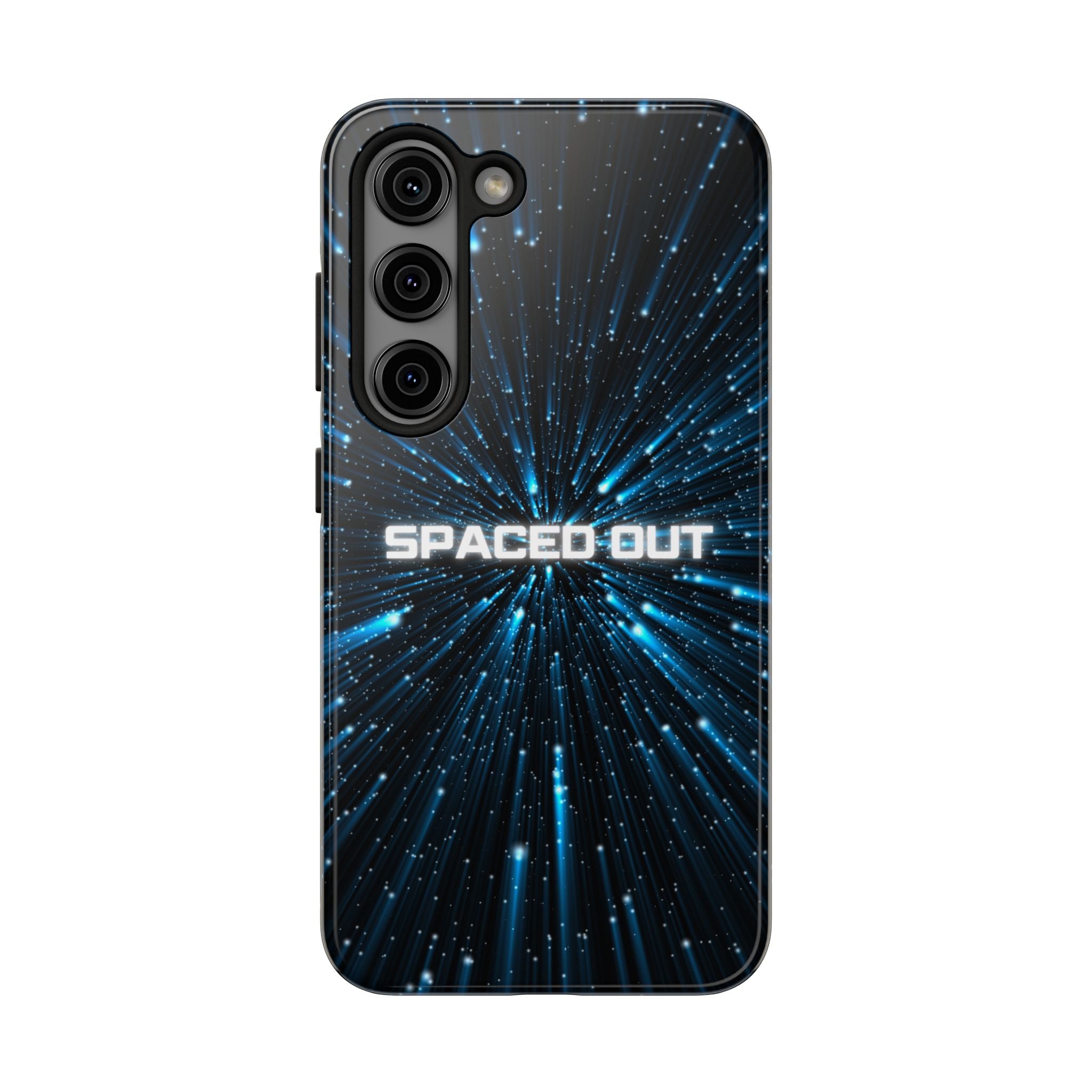 Spaced Out Tough Phone Case — Cosmic Space Warp Protective Cover