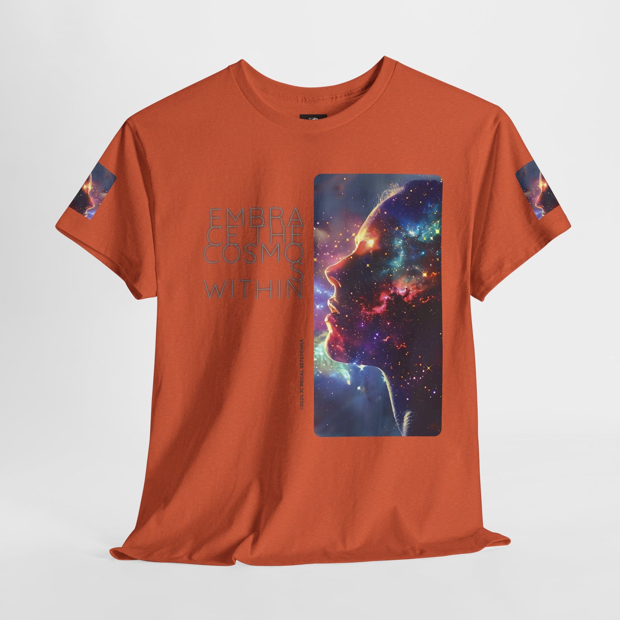 Embrace The Cosmos Within Unisex Heavy Cotton Tee