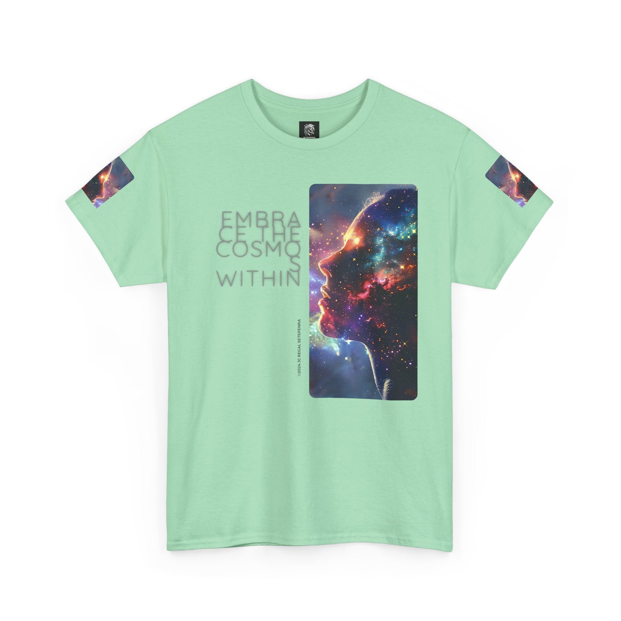 Embrace The Cosmos Within Unisex Heavy Cotton Tee