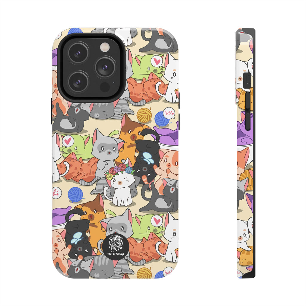 Cats A Lot Tough Phone Case (For iPhone, Galaxy & More)