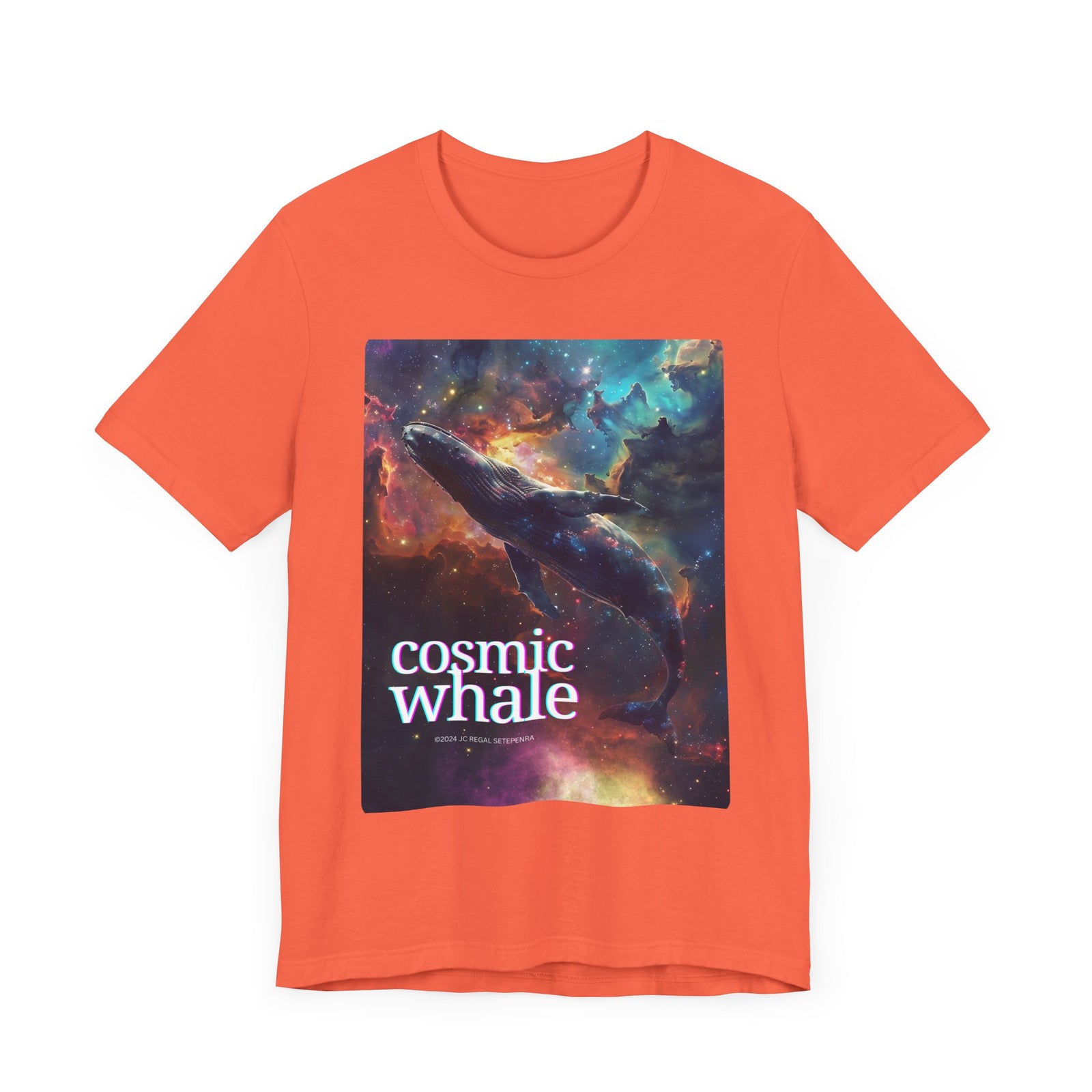 Cosmic Whale Unisex Jersey Short Sleeve Tee SETEPENRA T-Shirt.