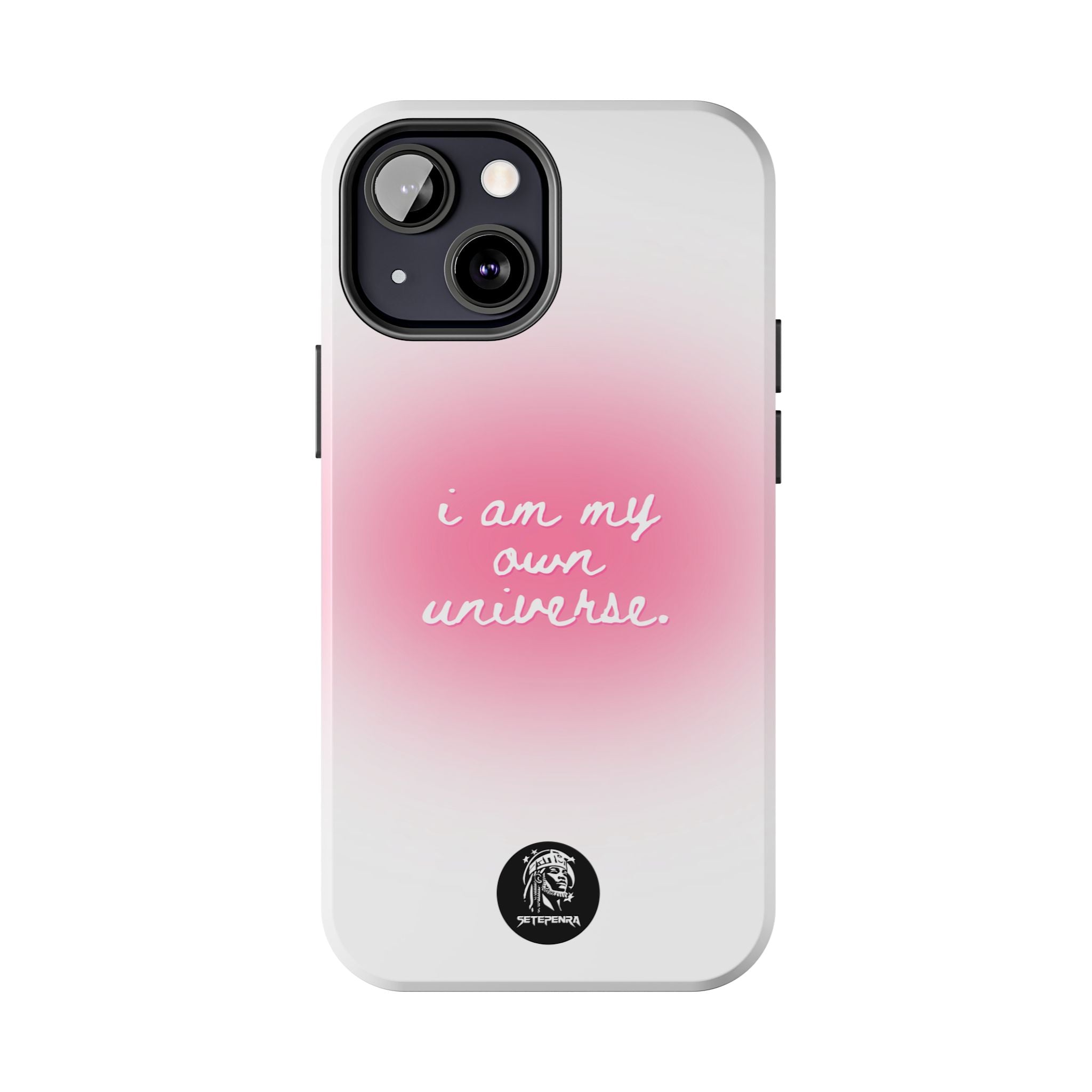 I Am My Own Universe Tough Phone Case (For iPhone, Galaxy & More) - White