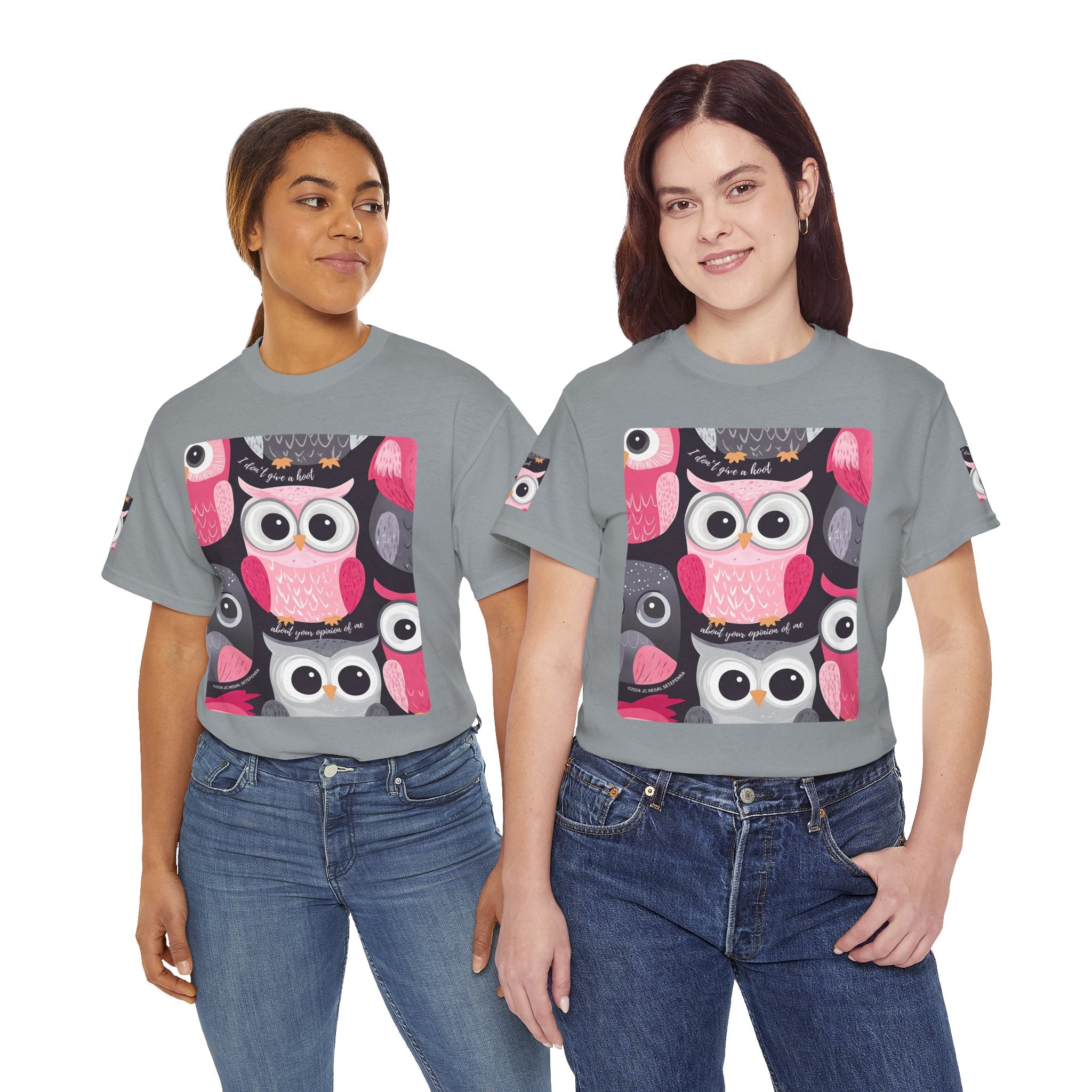 Don't Give A Hoot Unisex Heavy Cotton Tee