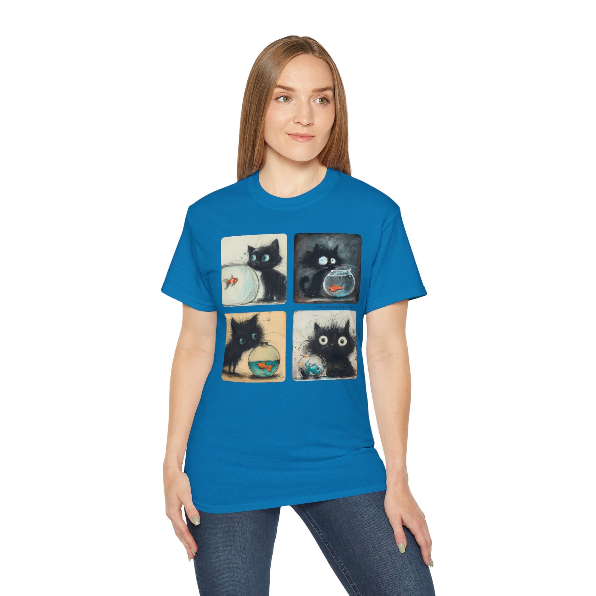 Fishy Kitty Unisex Ultra Cotton Tee