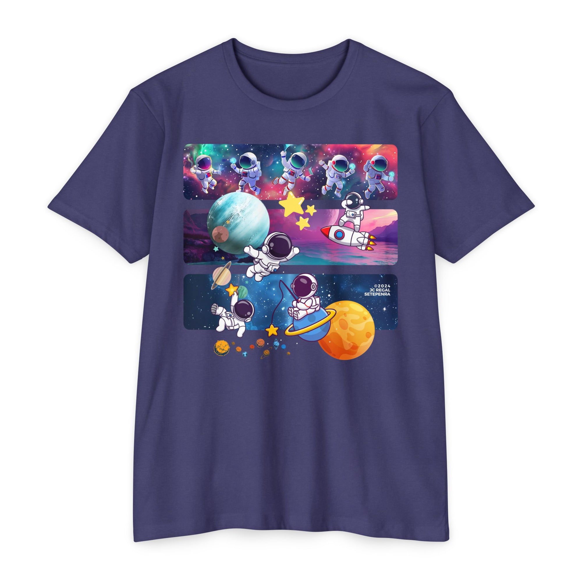 Astro Cosmo (V2.0) Unisex CVC Jersey T-shirt SETEPENRA T-Shirt.