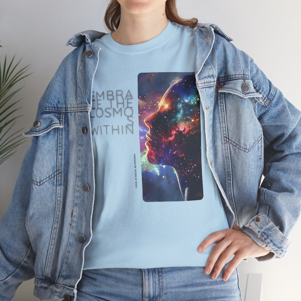 Embrace The Cosmos Within Unisex Heavy Cotton Tee