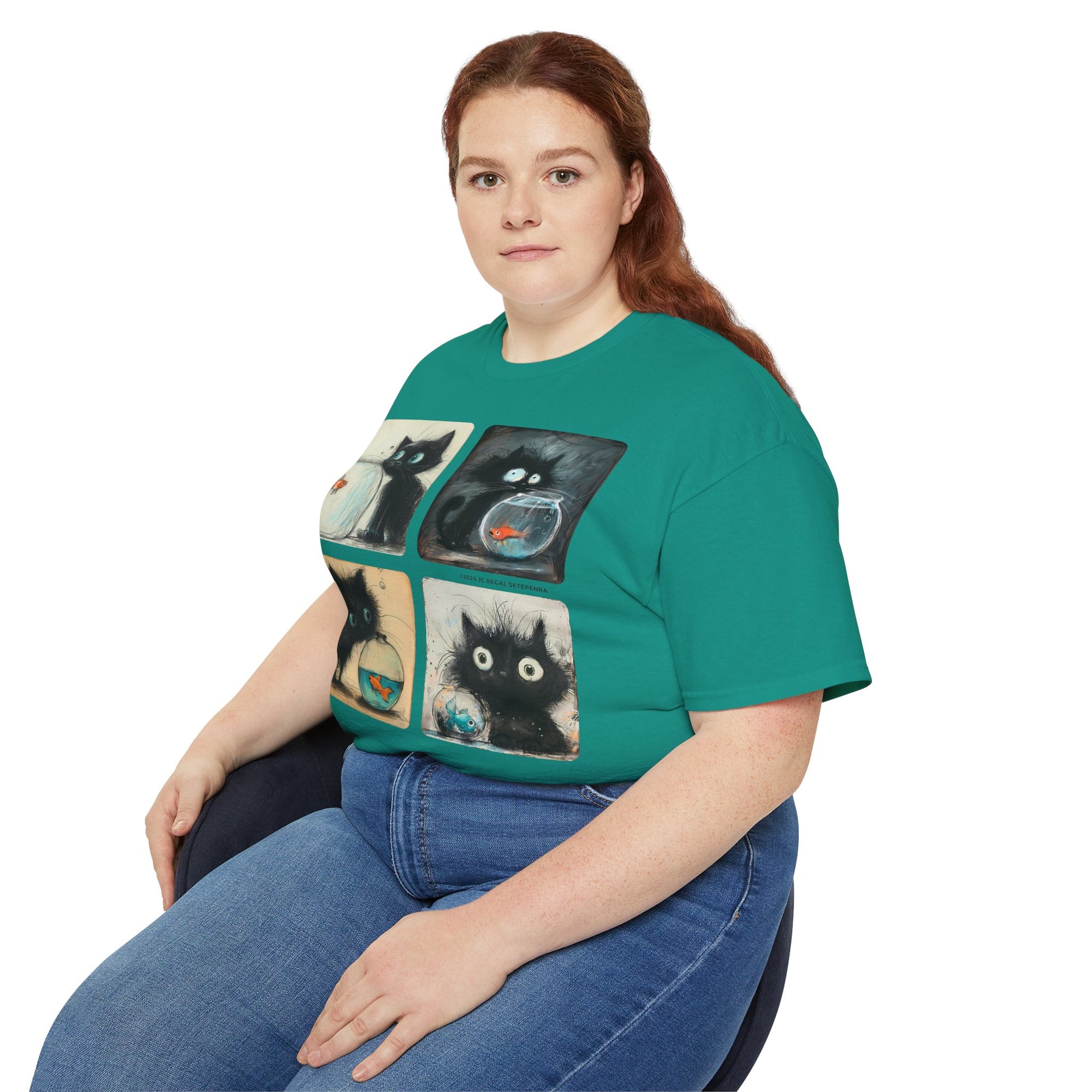 Fishy Kitty Unisex Ultra Cotton Tee