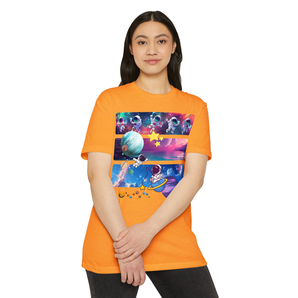Astro Cosmo Unisex CVC Jersey T-shirt SETEPENRA T-Shirt.
