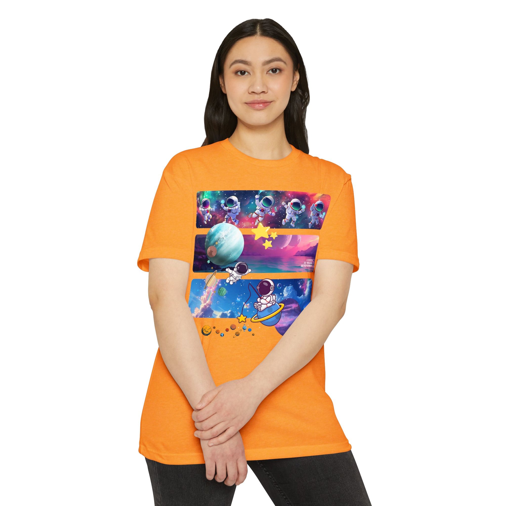 Astro Cosmo Unisex CVC Jersey T-shirt SETEPENRA T-Shirt.