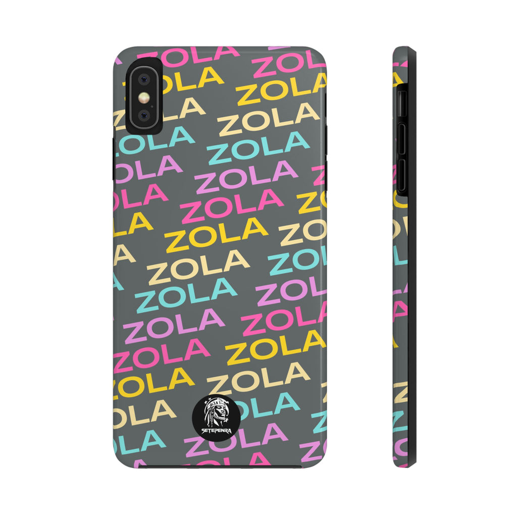 Zola Tough Phone Case (For iPhone, Galaxy & More) - Dark Grey SETEPENRA Phone Case.