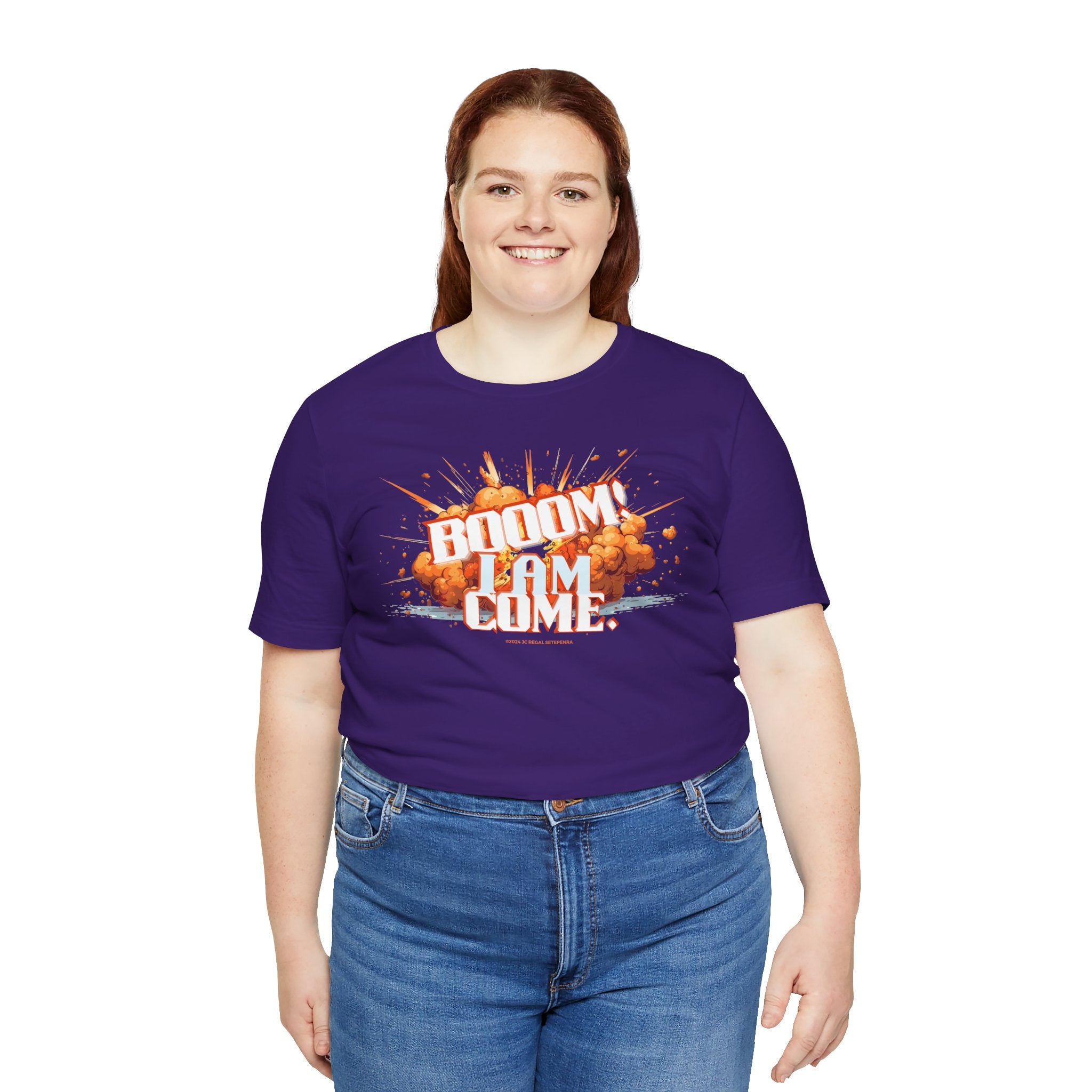 BOOOM! I AM COME Unisex Jersey Short Sleeve Tee