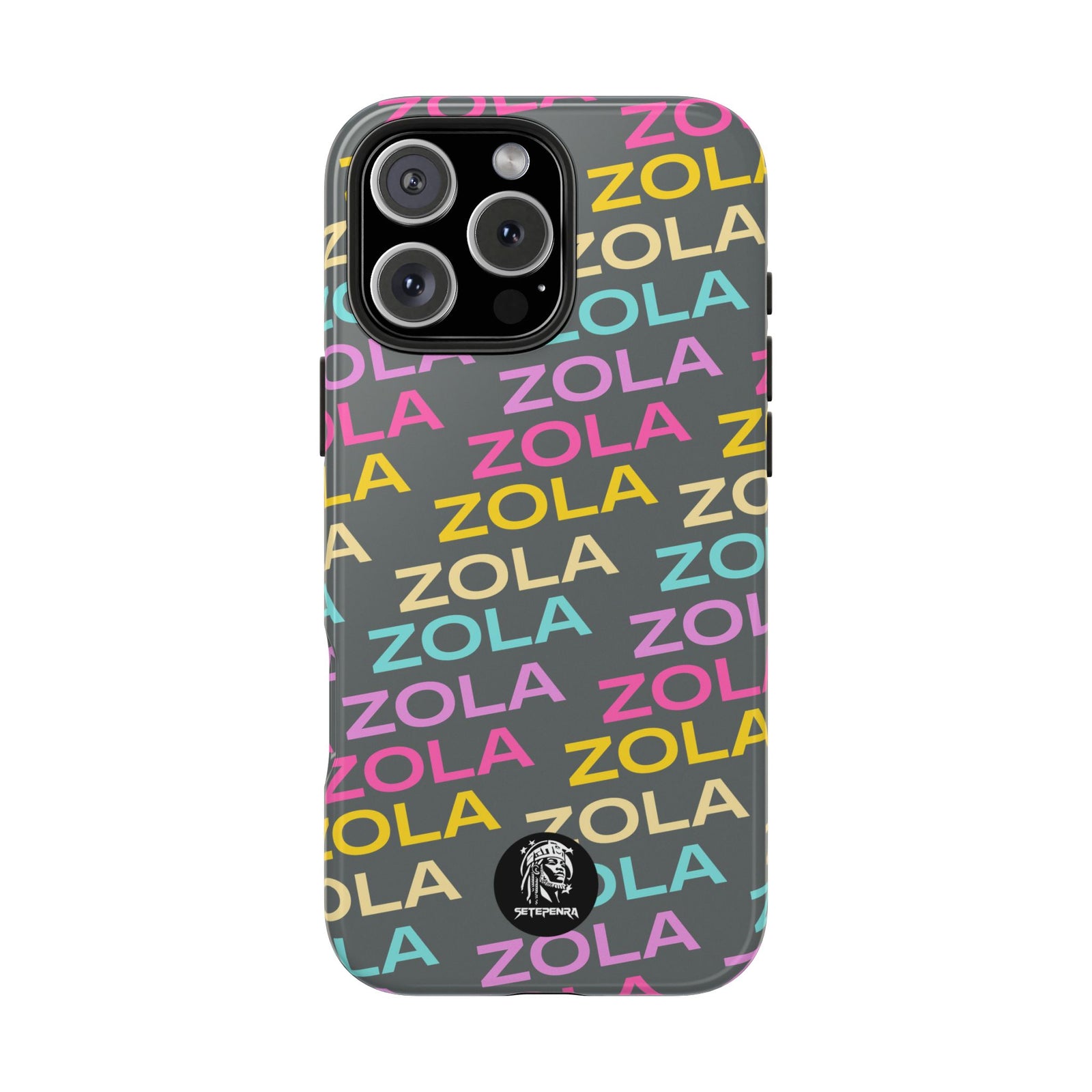 Zola Tough Phone Case (For iPhone, Galaxy & More) - Dark Grey SETEPENRA Phone Case.