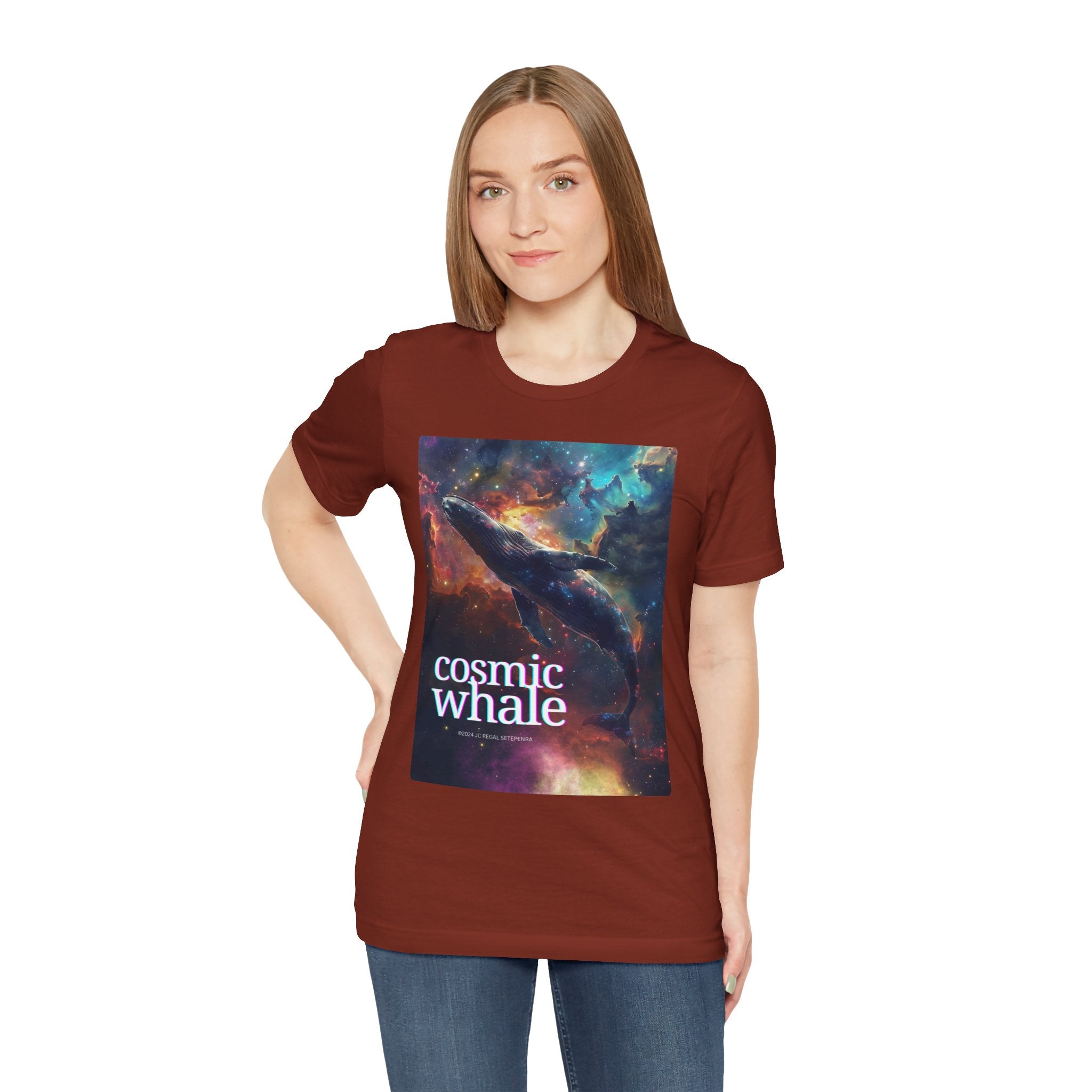 Cosmic Whale Unisex Jersey Short Sleeve Tee