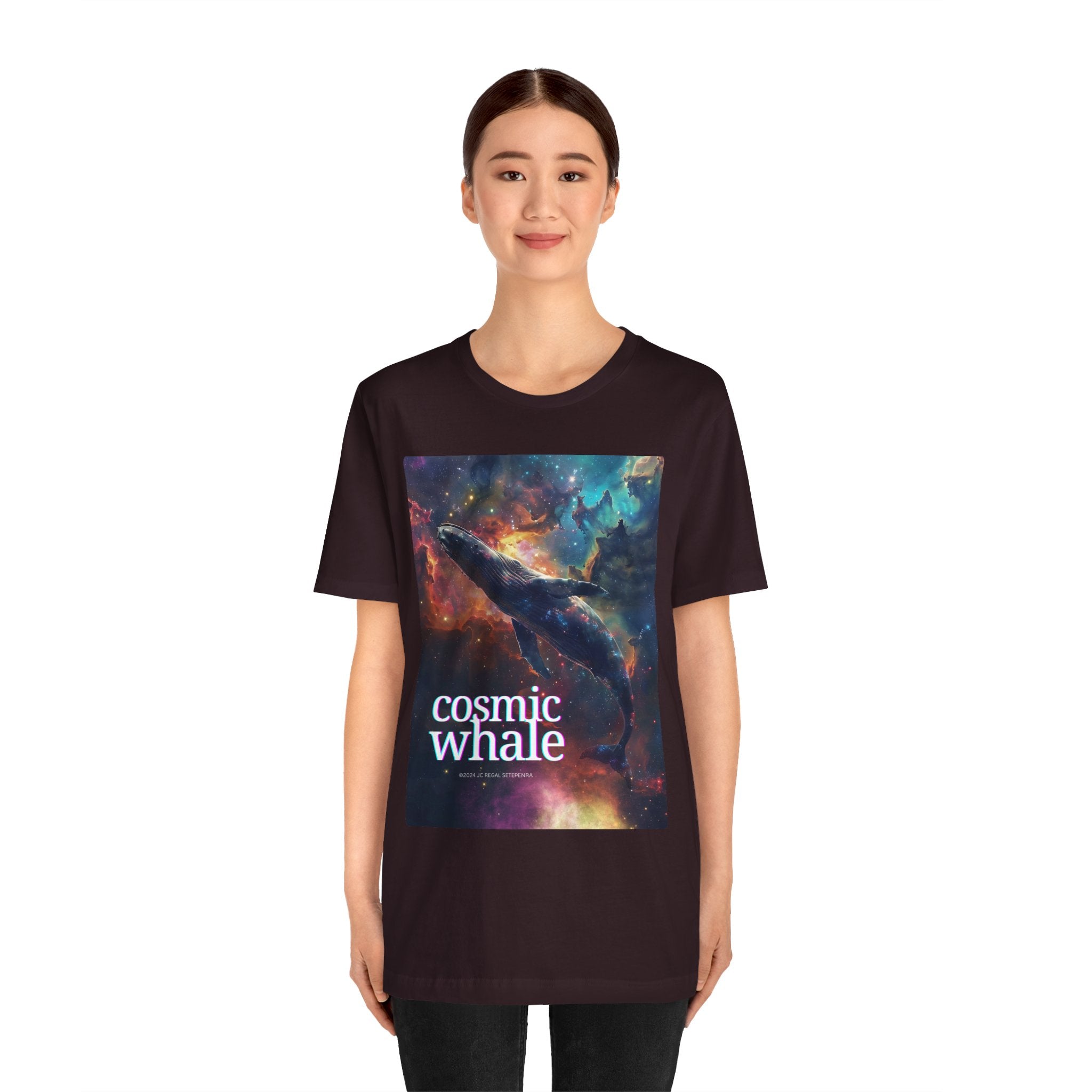 Cosmic Whale Unisex Jersey Short Sleeve Tee SETEPENRA T-Shirt.