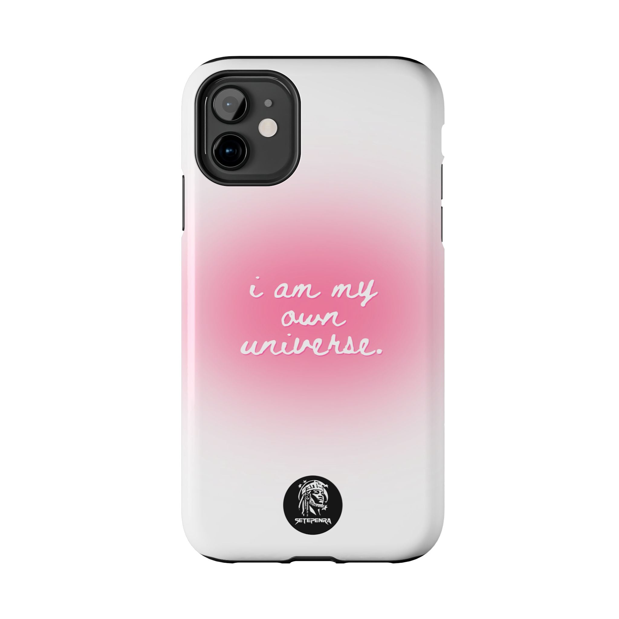I Am My Own Universe Tough Phone Case (For iPhone, Galaxy & More) - White