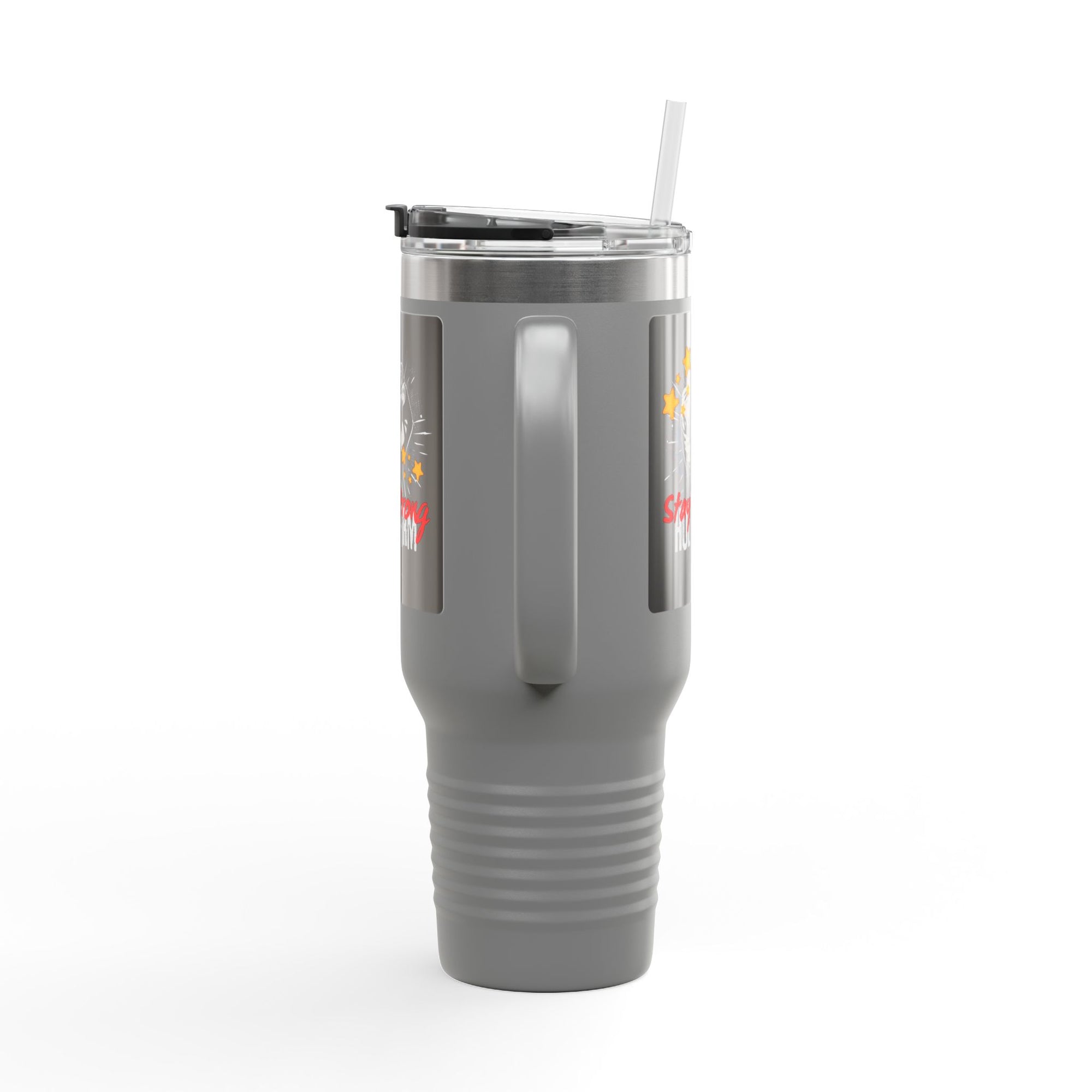 Stay Strong Hold Firm Insulated Travel Mug, 40oz