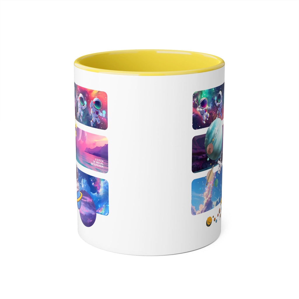 Astro Cosmo Accent Mug, 11oz (Various Colors)